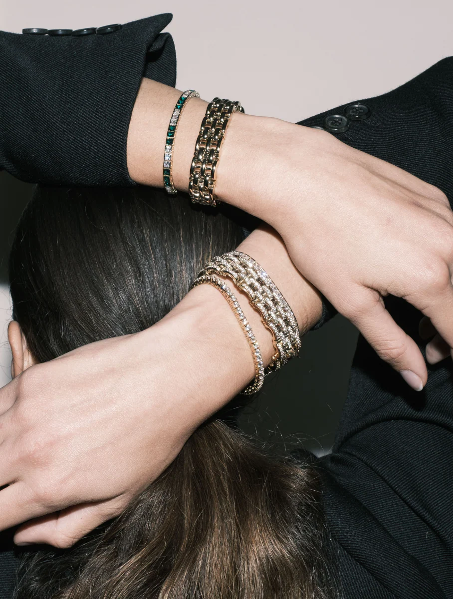 Dorsey - BENEDETTA BRACELET IN LAB WHITE SAPPHIRE - Image 3