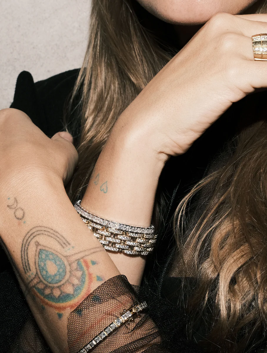 Dorsey - BENEDETTA BRACELET IN LAB WHITE SAPPHIRE - Image 5