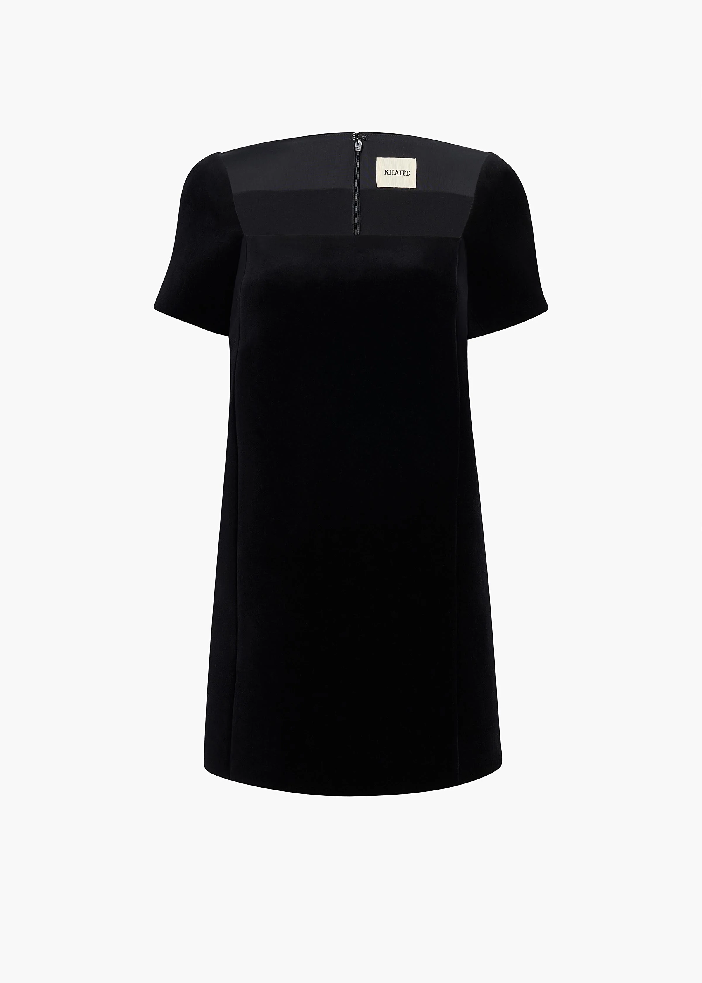 Khaite - Benji Dress in Black Velvet