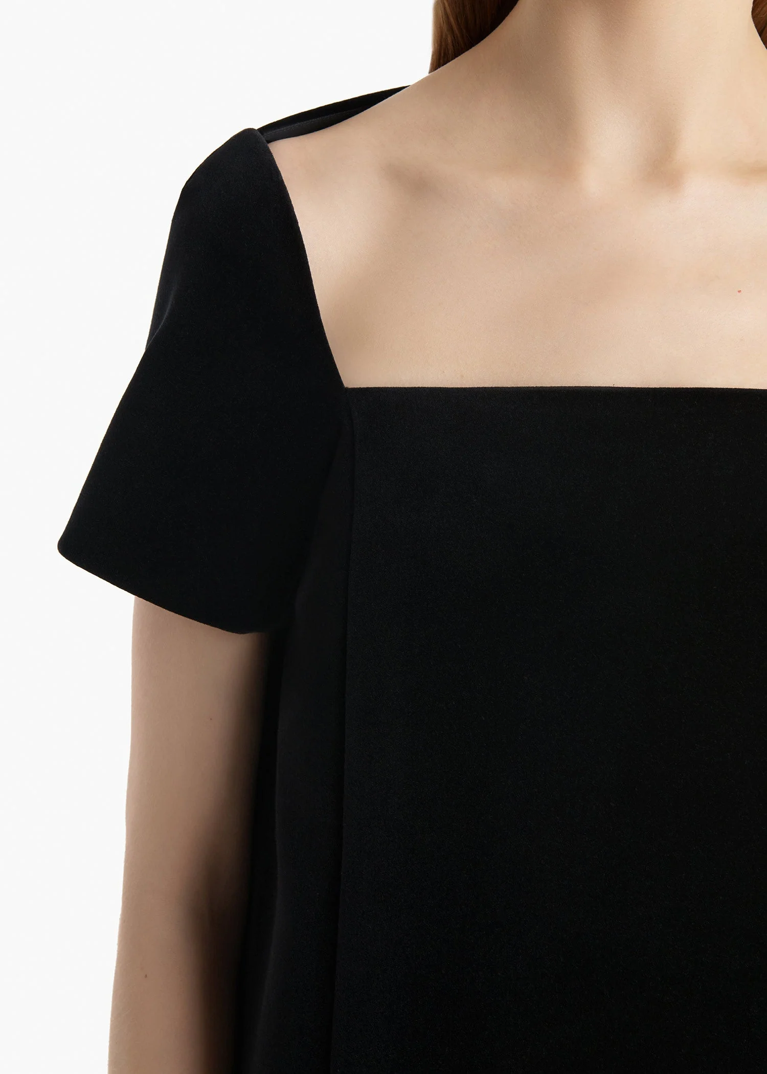 Khaite - Benji Dress in Black Velvet - Image 12