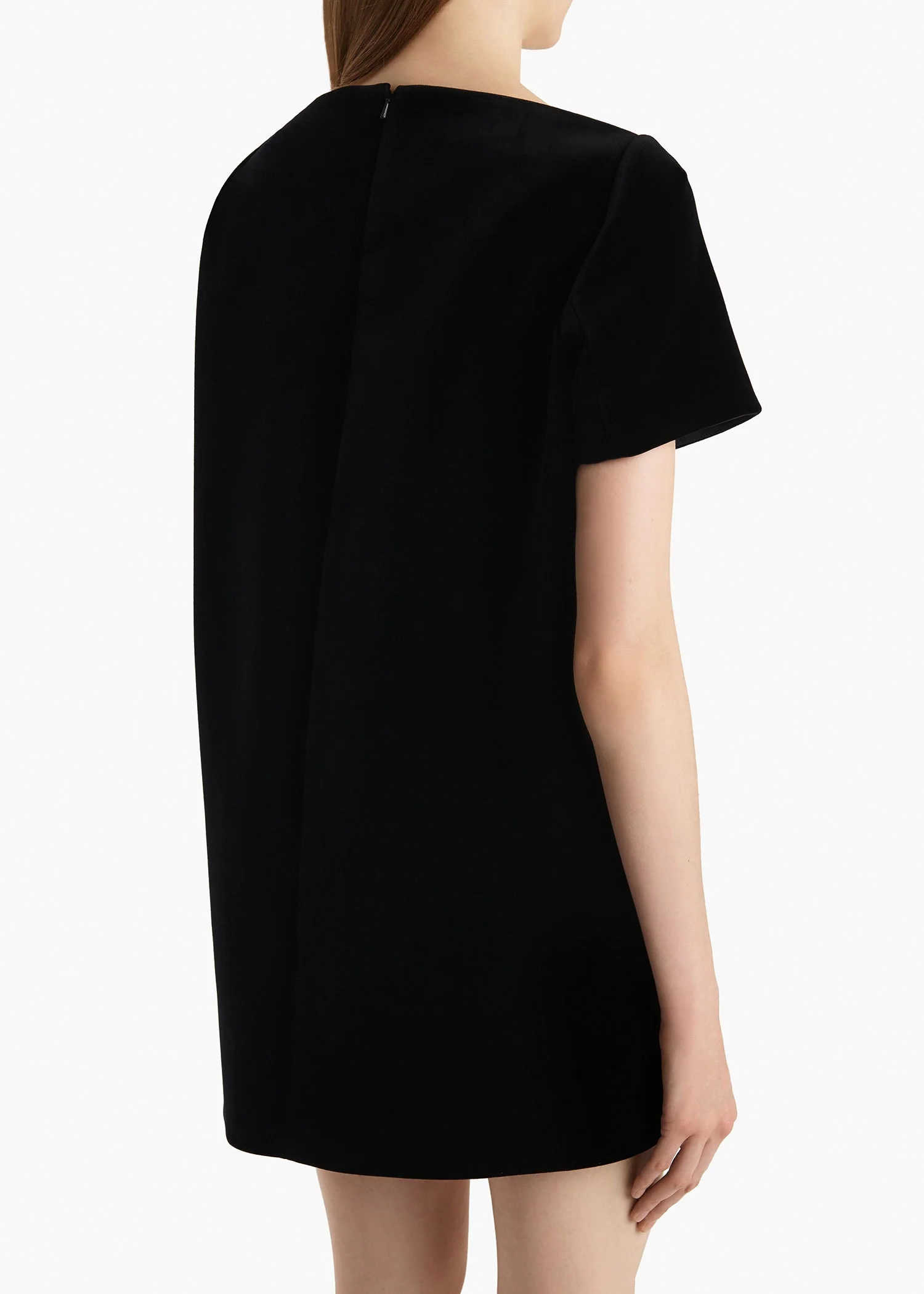 Khaite - Benji Dress in Black Velvet - Image 6