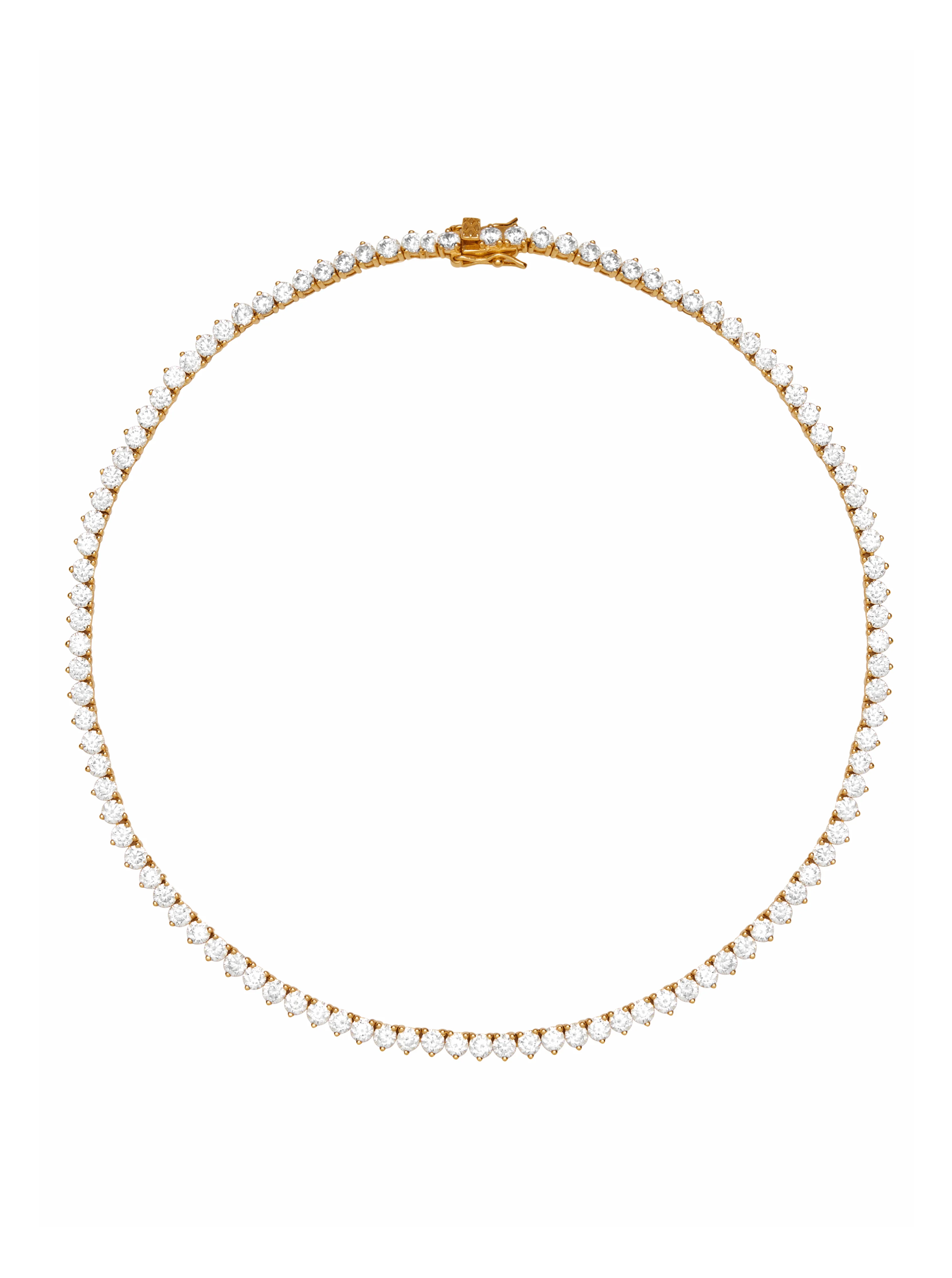 Dorsey - BENNINGTON RIVIÈRE NECKLACE IN LAB WHITE SAPPHIRE