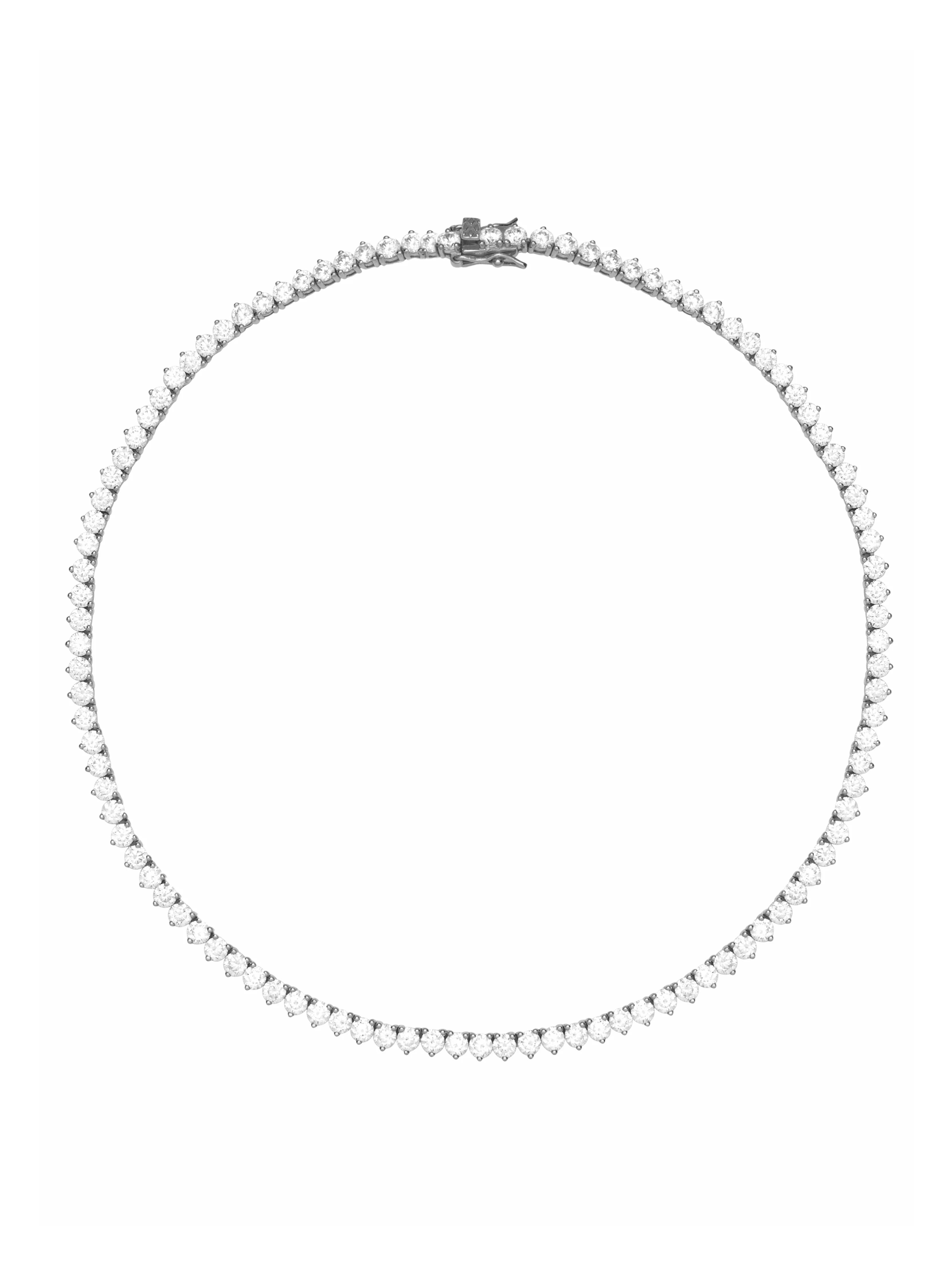 Dorsey - BENNINGTON RIVIÈRE NECKLACE IN LAB WHITE SAPPHIRE