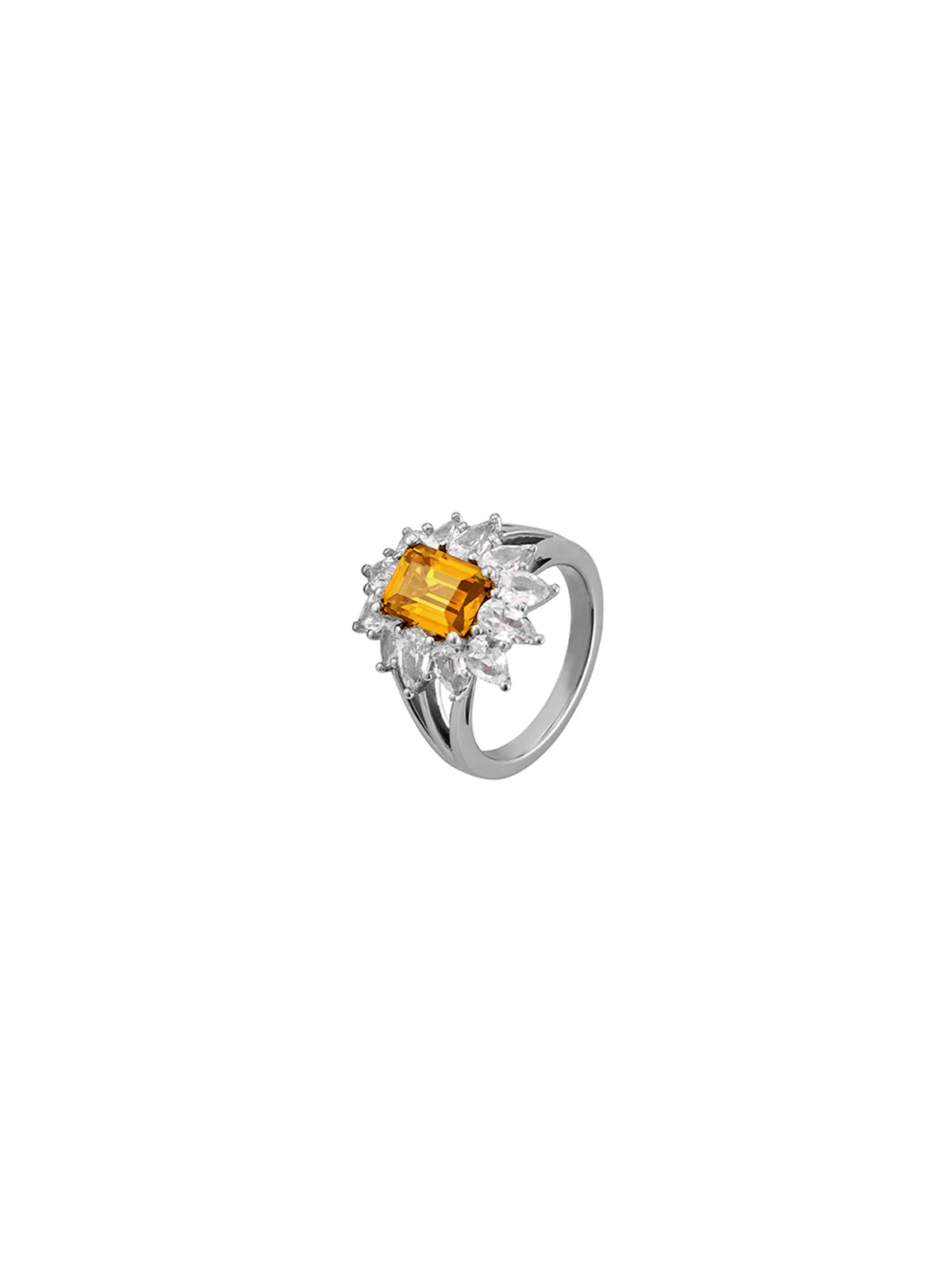 Dorsey - BENSON, LAB YELLOW SAPPHIRE PINKY RING, SILVER - Image 2
