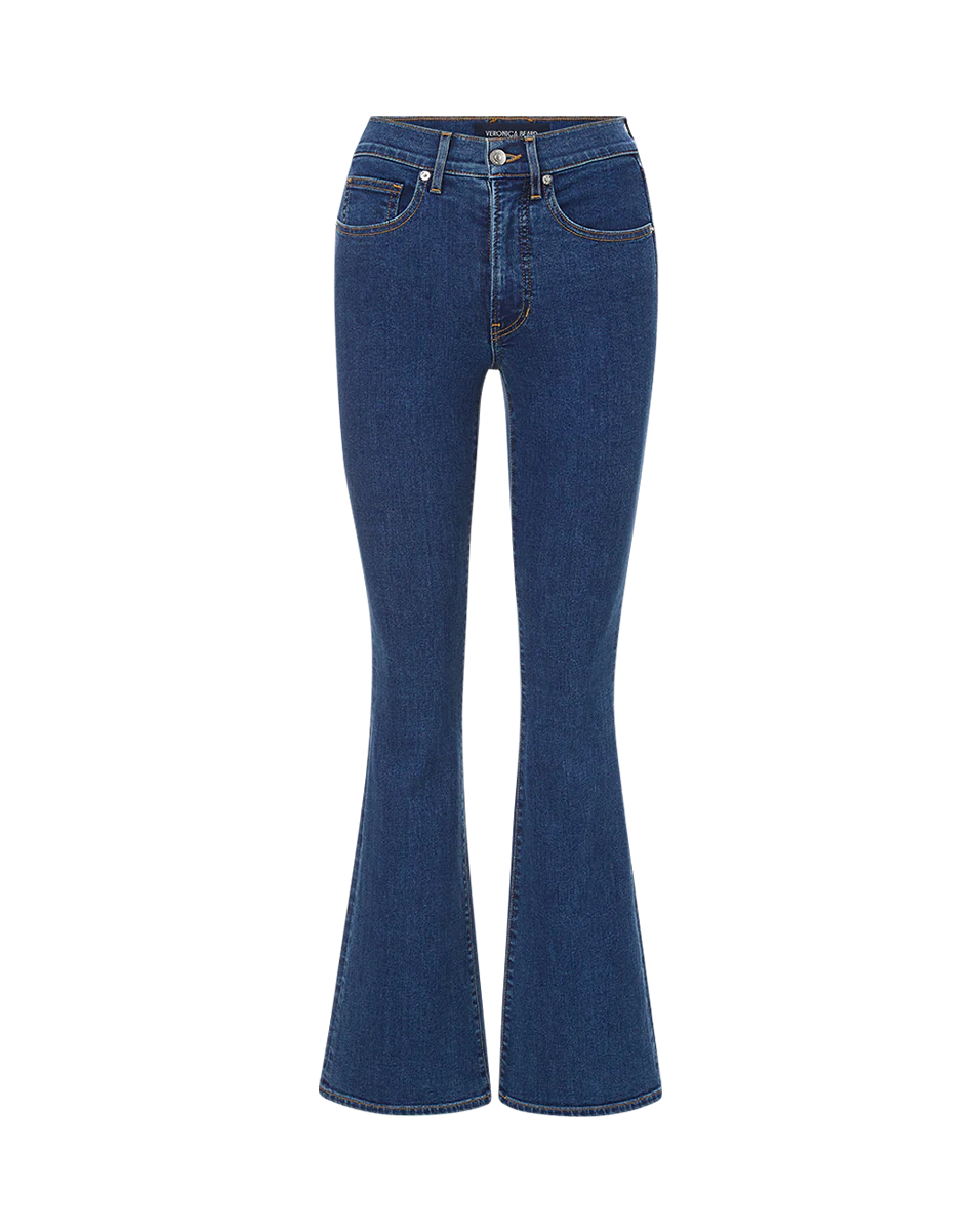 Veronica Beard - Beverly Loafer Length Skinny - Flare Jean - Image 6