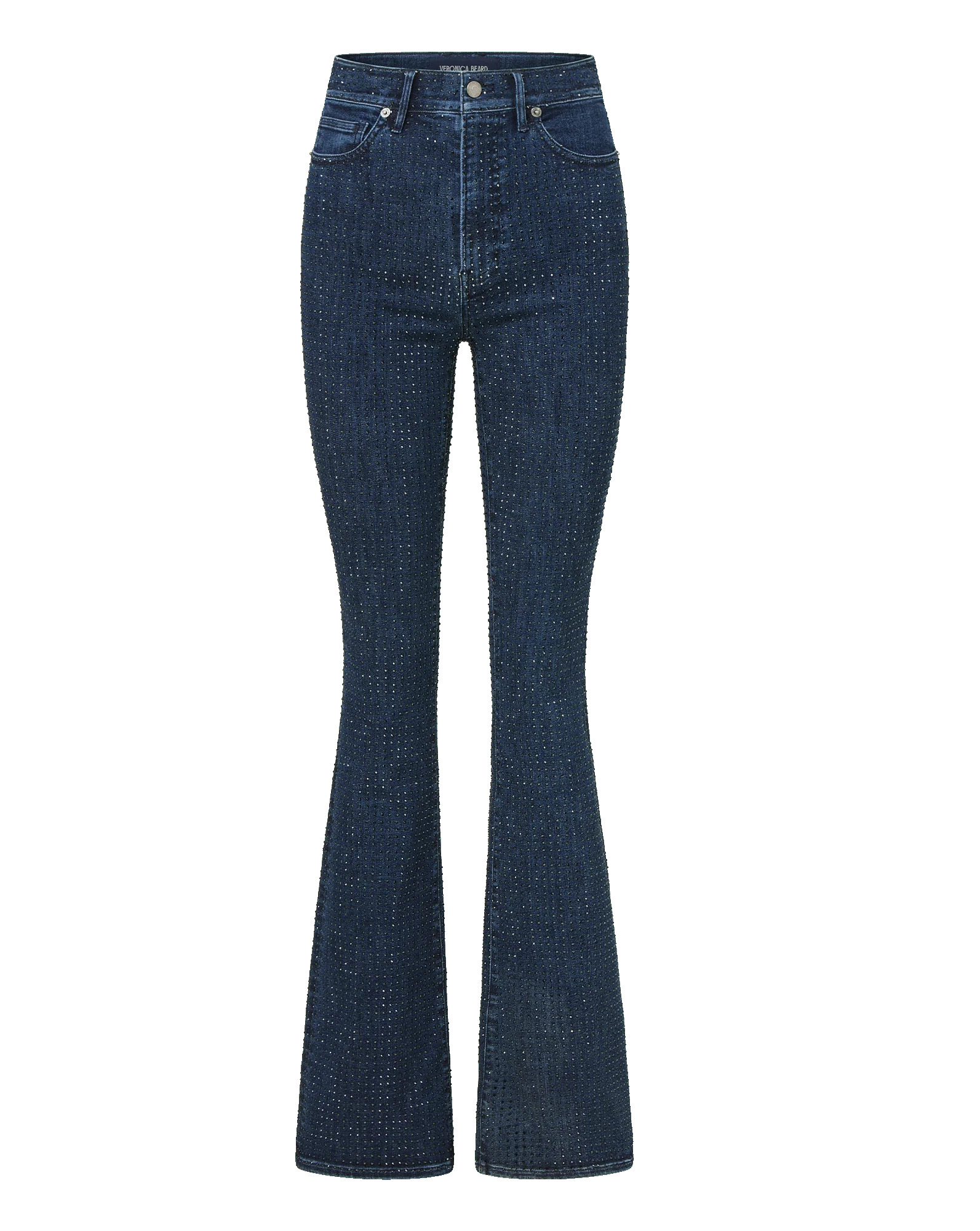 Veronica Beard - Beverly Rhinestone Skinny - Flare Jean - Image 7