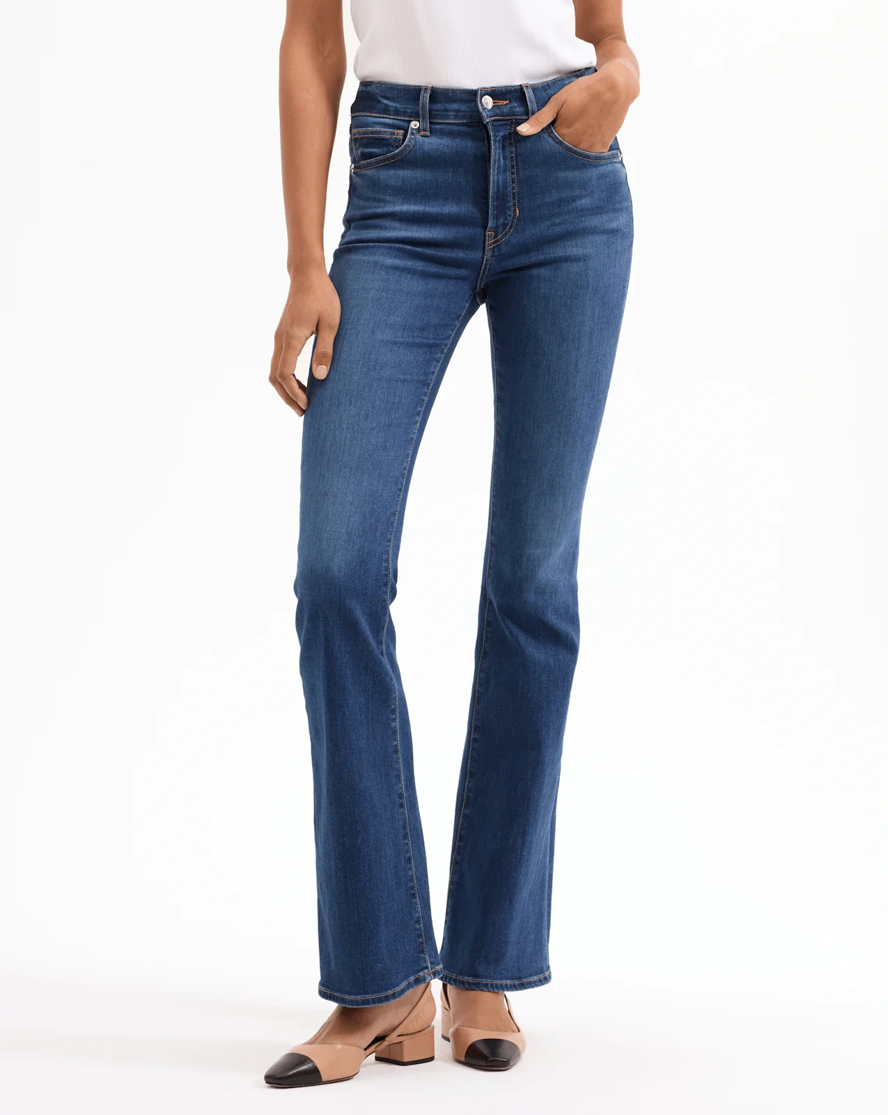 Veronica Beard - Beverly Skinny - Flare Jean | Extended - Image 2