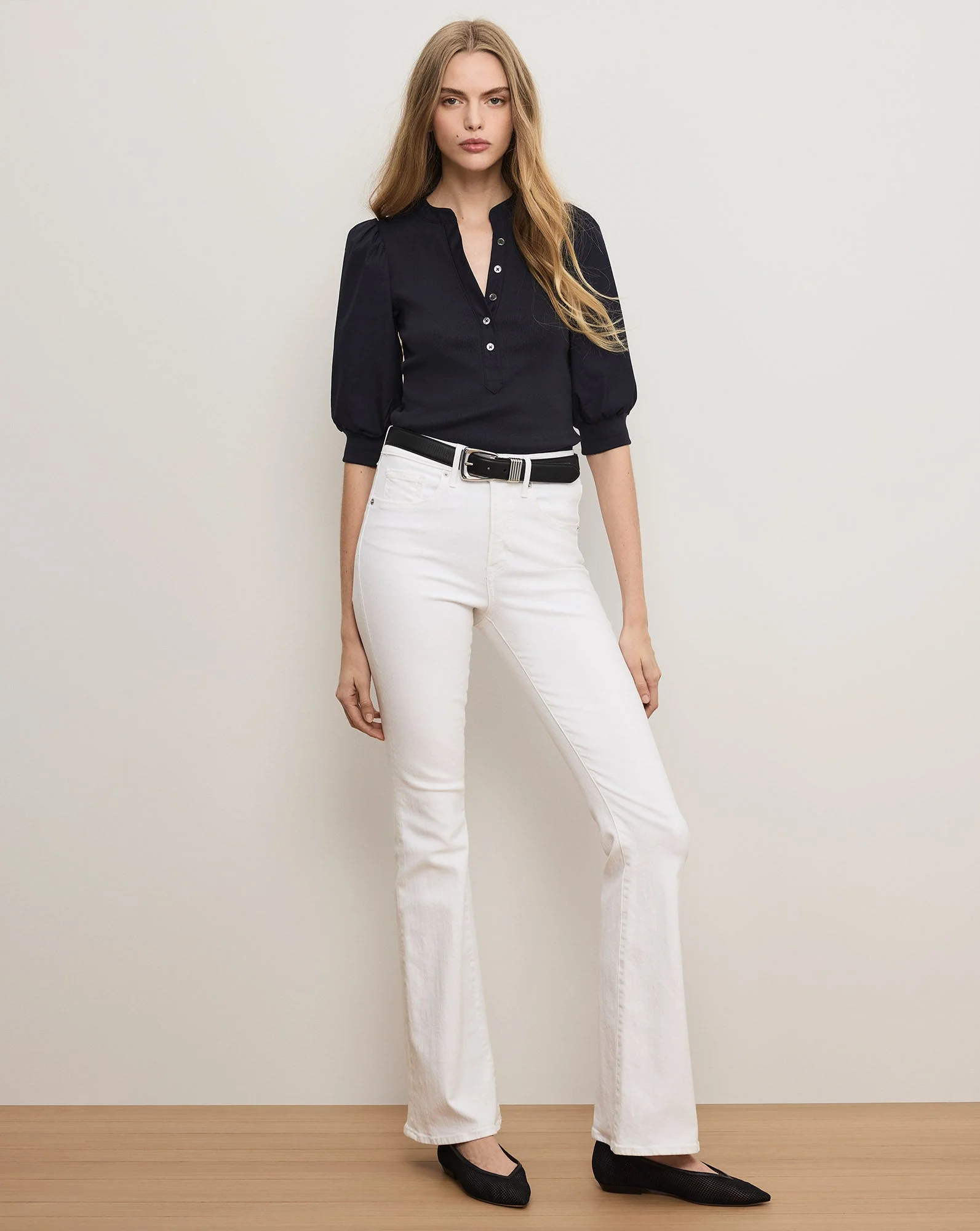 Veronica Beard - Beverly Skinny - Flare Jean | Extended - Image 6
