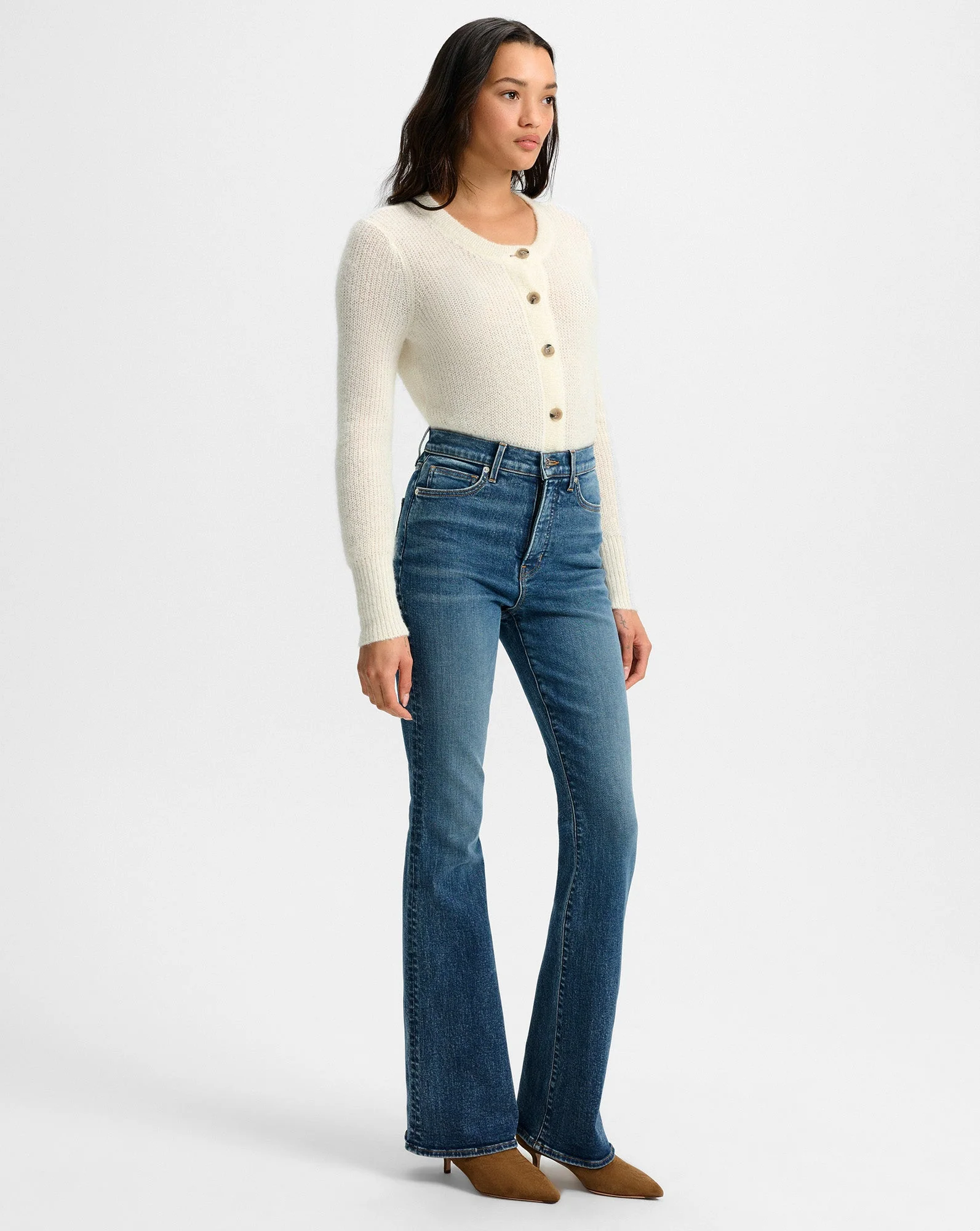 Veronica Beard - Beverly Skinny - Flare Jean - Image 3