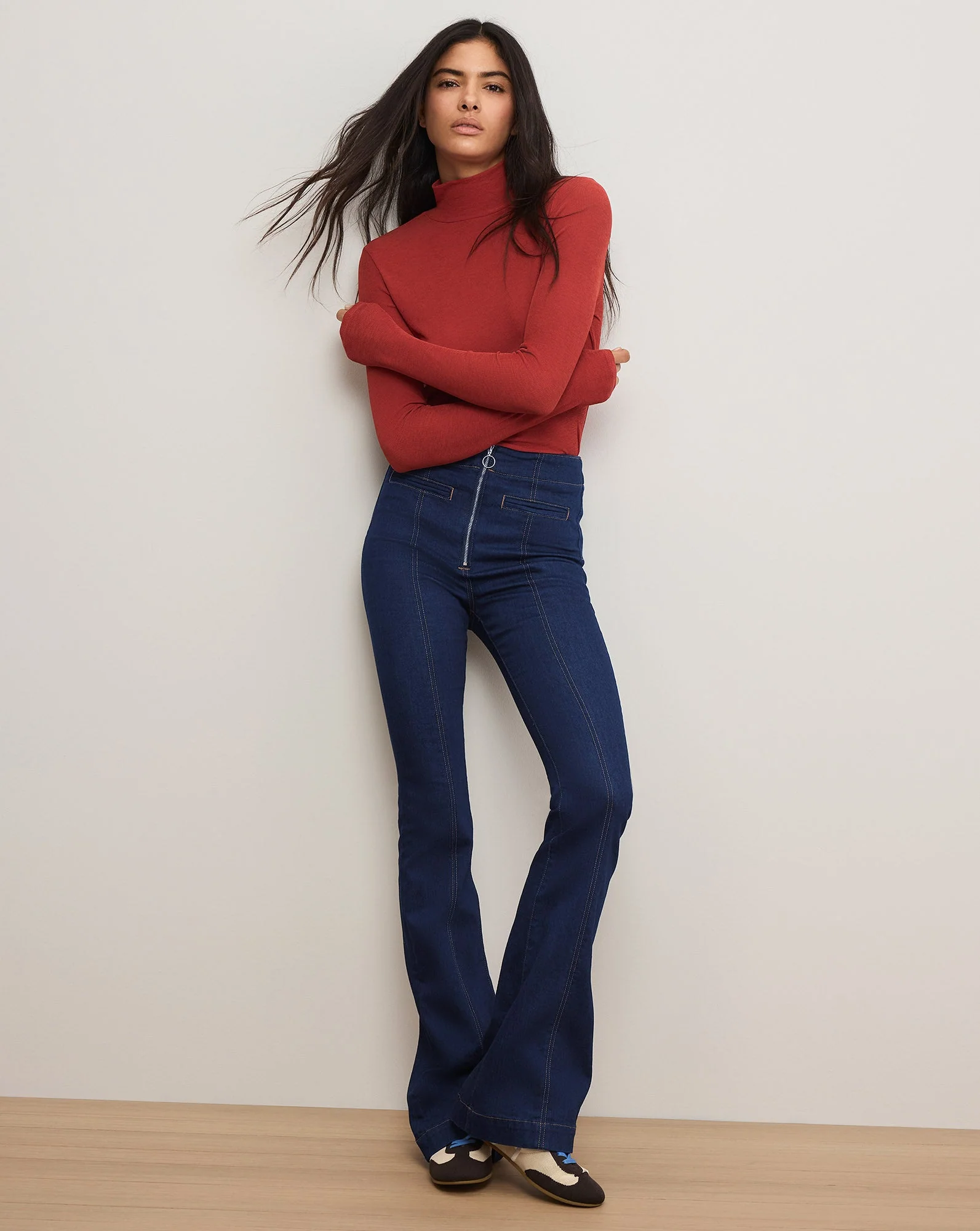 Veronica Beard - Beverly Skinny - Flare Trouser Jean
