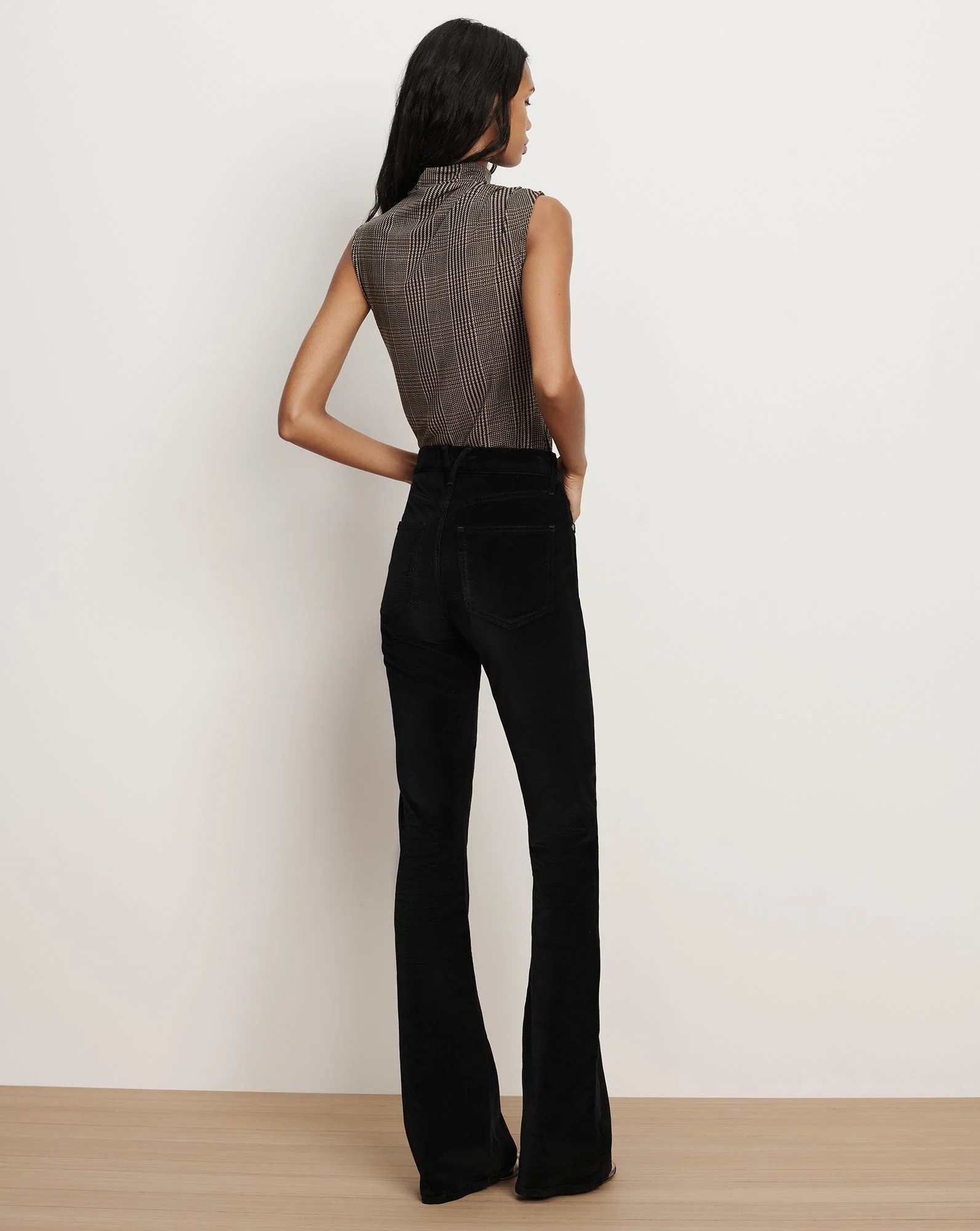 Veronica Beard - Beverly Velvet Skinny - Flare Pant - Image 10