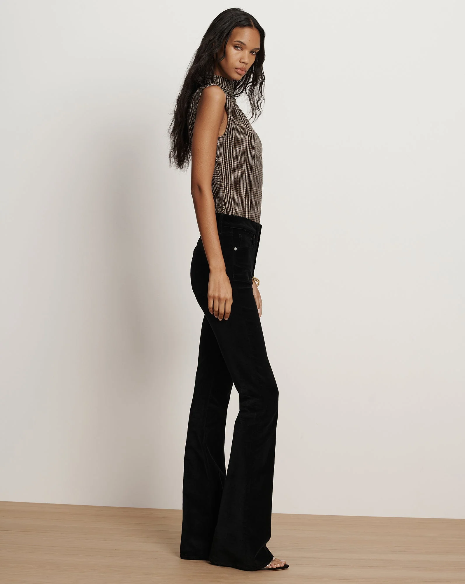 Veronica Beard - Beverly Velvet Skinny - Flare Pant - Image 8