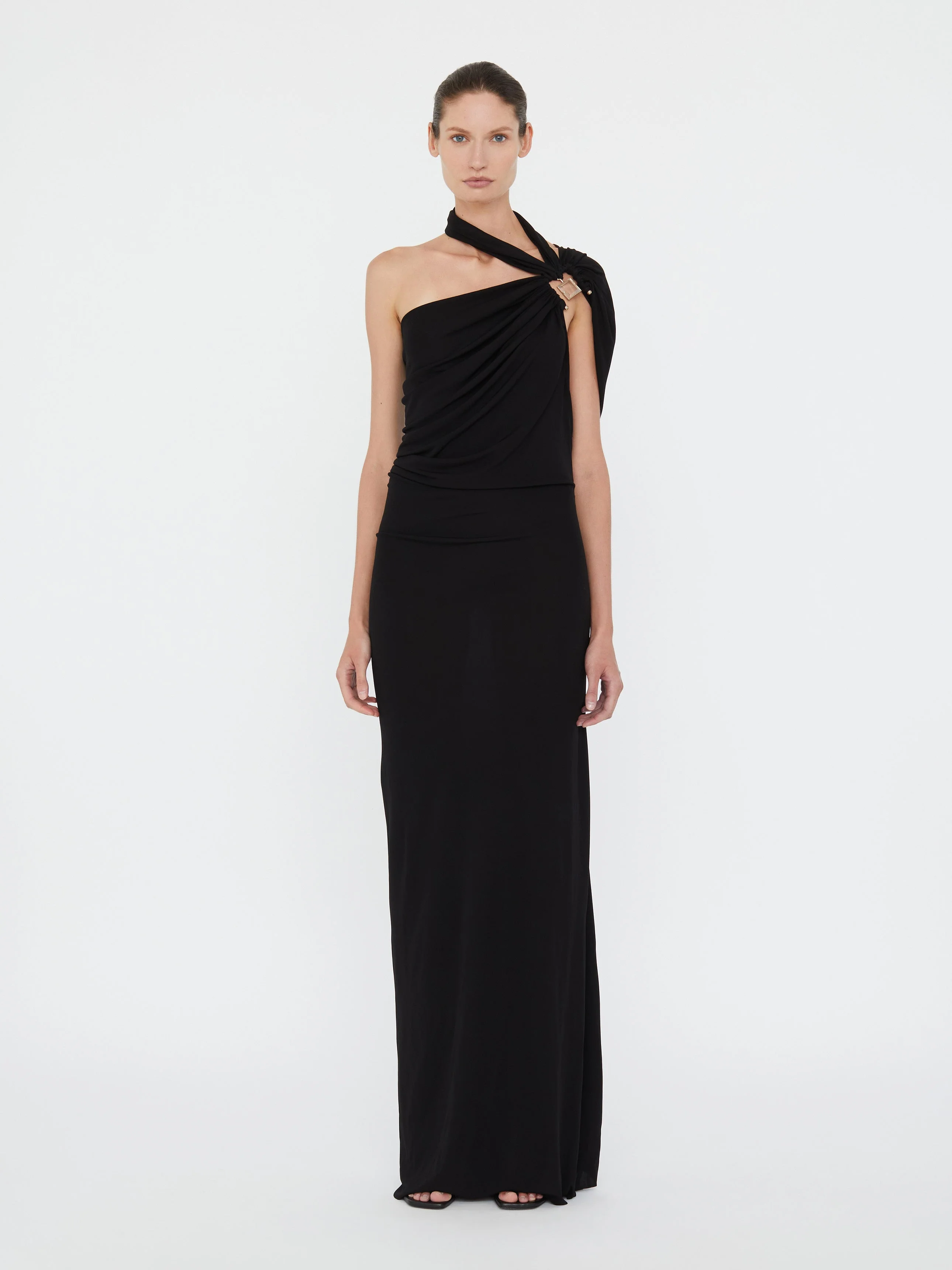 Christopher Esber - Bezel Quartz Halter Dress