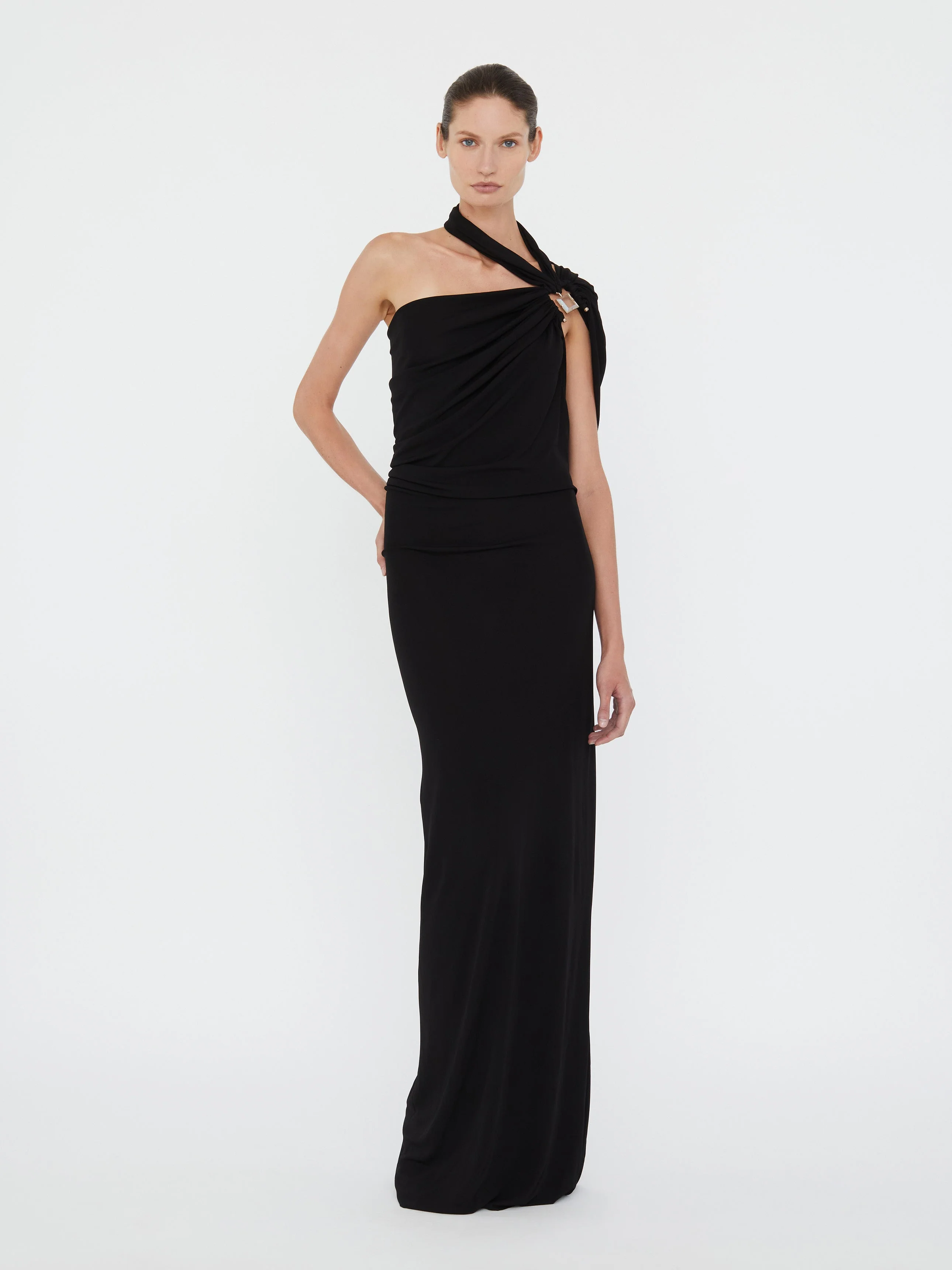 Christopher Esber - Bezel Quartz Halter Dress - Image 7