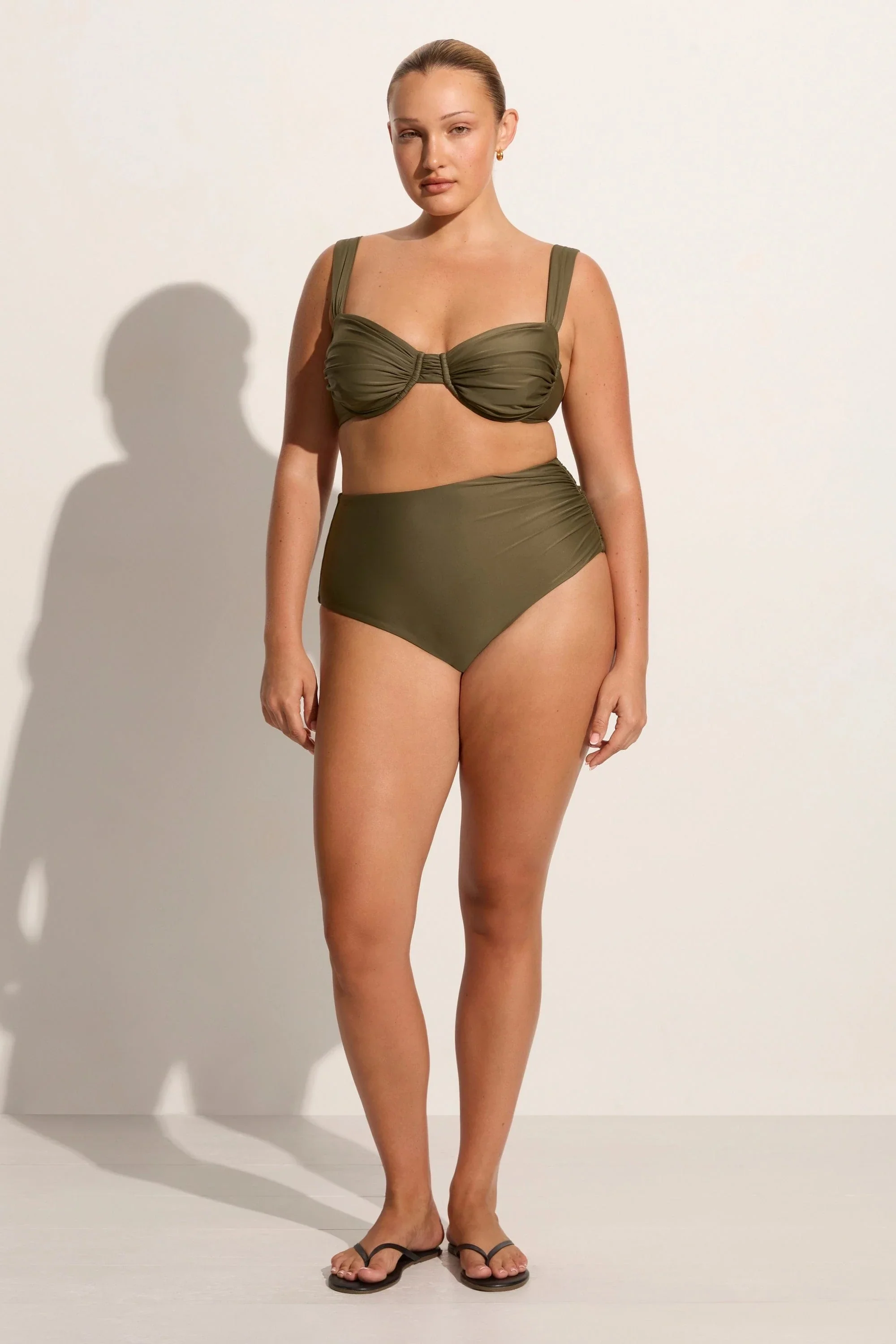 Faithfull - Bianca Bikini Bottoms Khaki - Final Sale