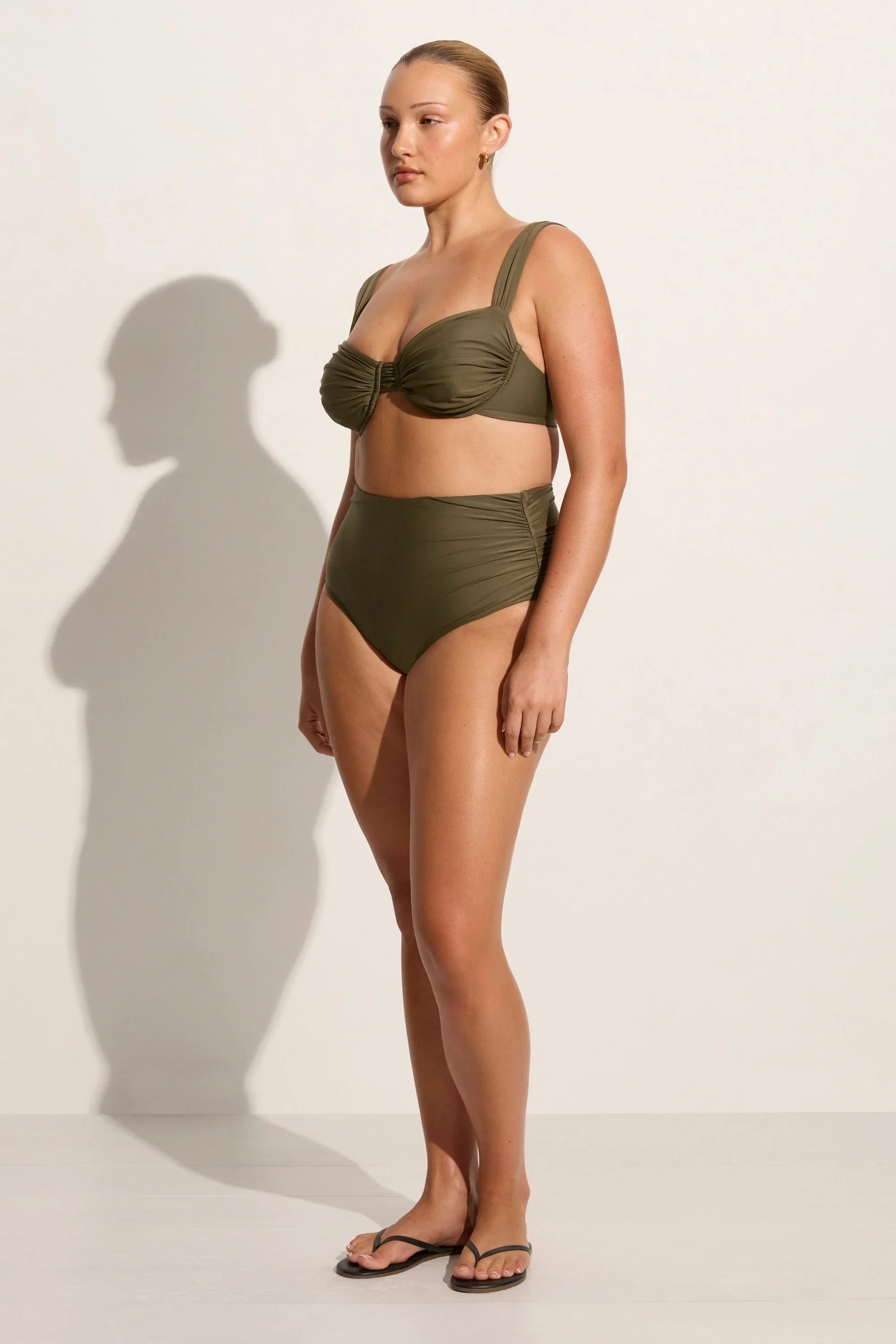 Faithfull - Bianca Bikini Bottoms Khaki - Final Sale - Image 3