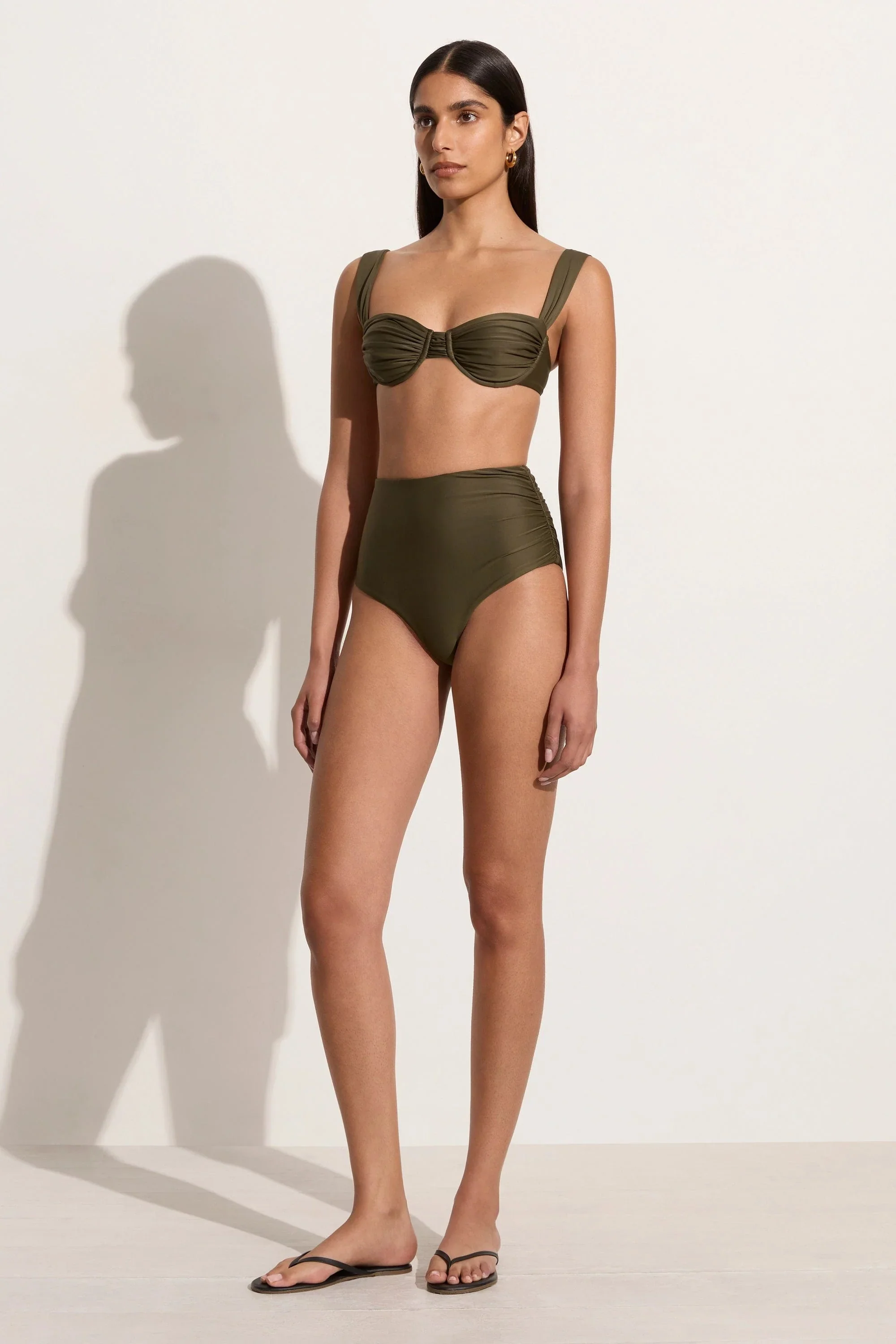 Faithfull - Bianca Bikini Bottoms Khaki - Final Sale - Image 5