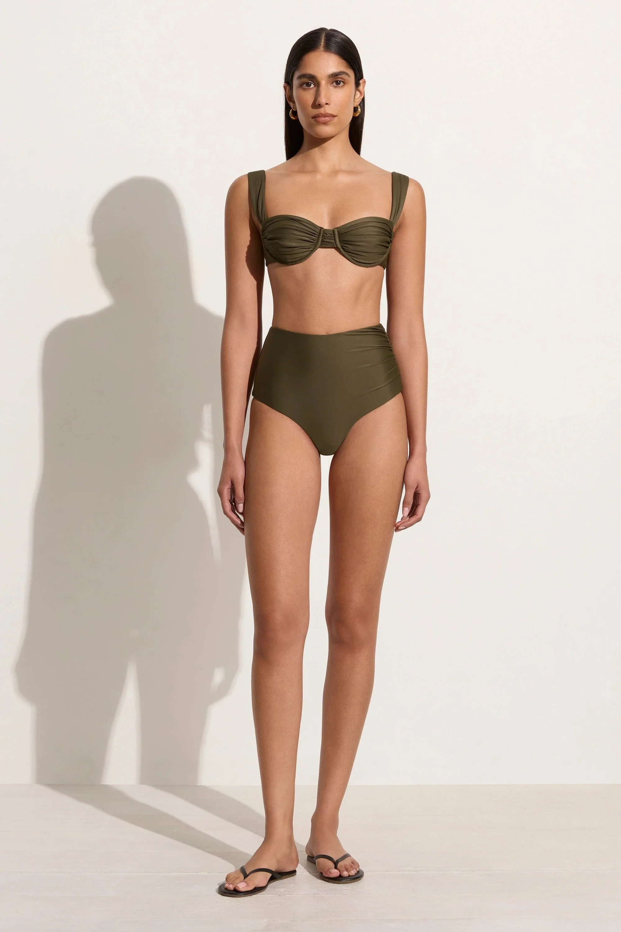 Faithfull - Bianca Bikini Bottoms Khaki - Final Sale - Image 7