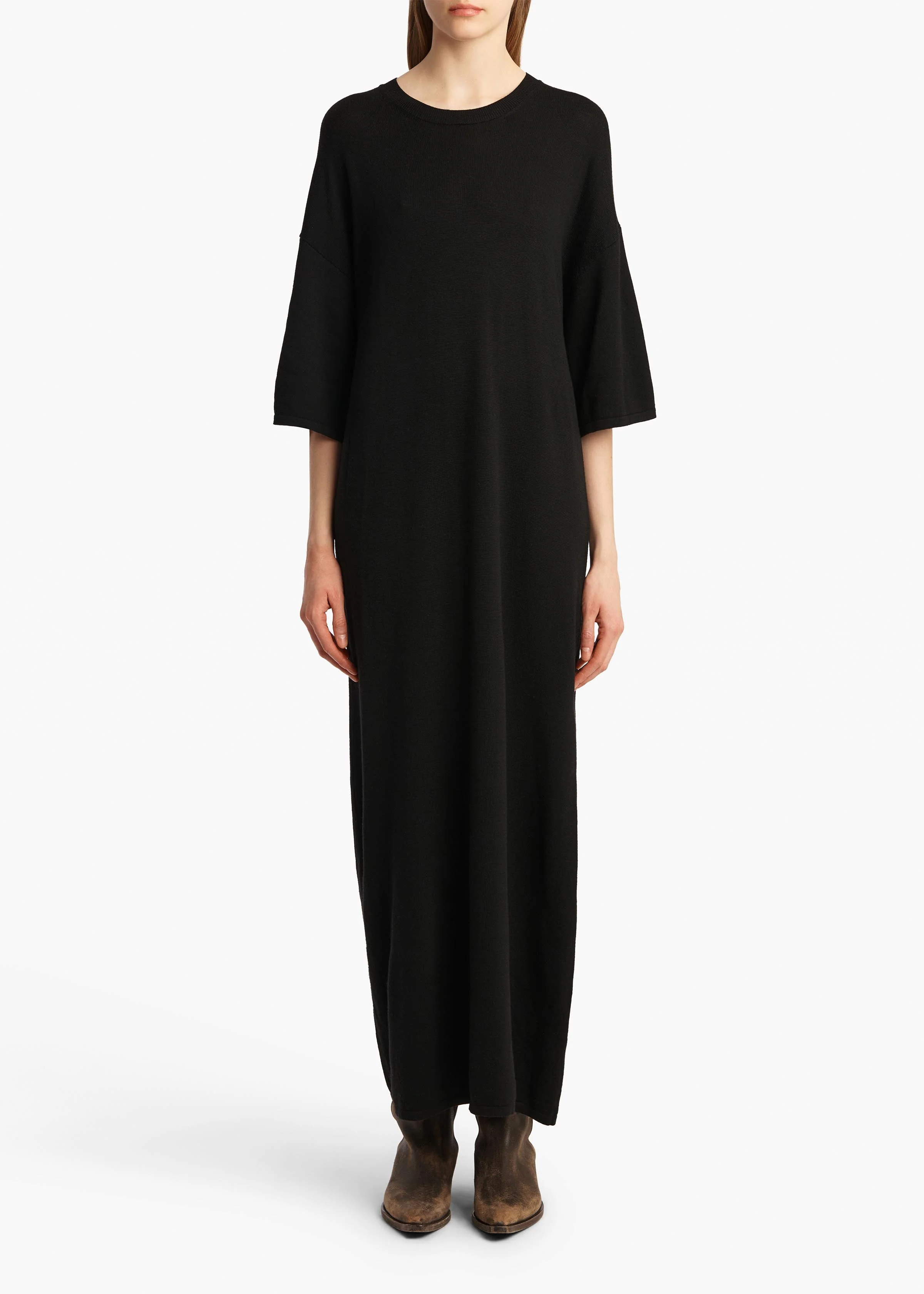 Khaite - Bindi Dress in Black - Image 8