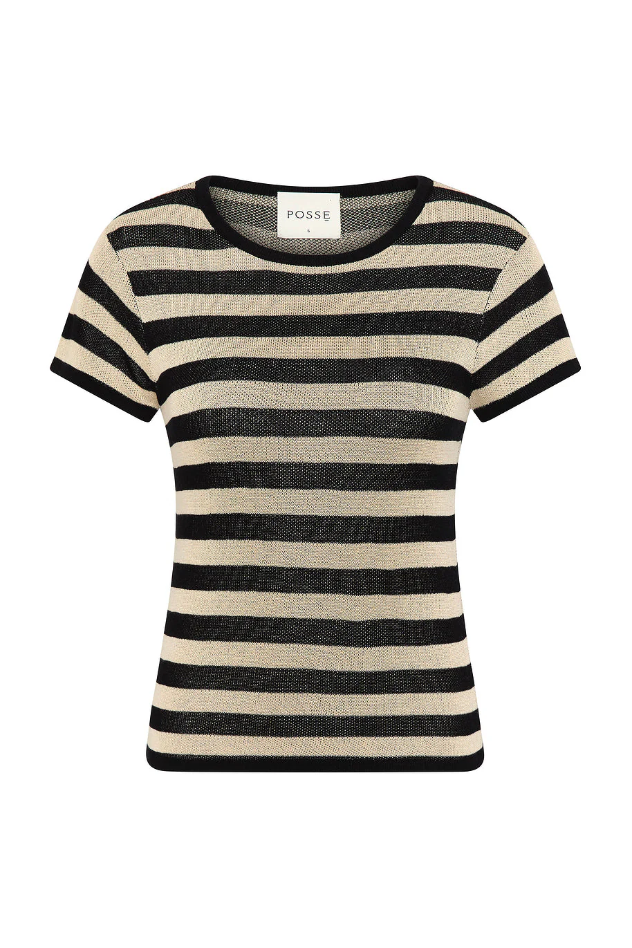 Posse - BIRDIE TEE - CREAM & BLACK - Image 10