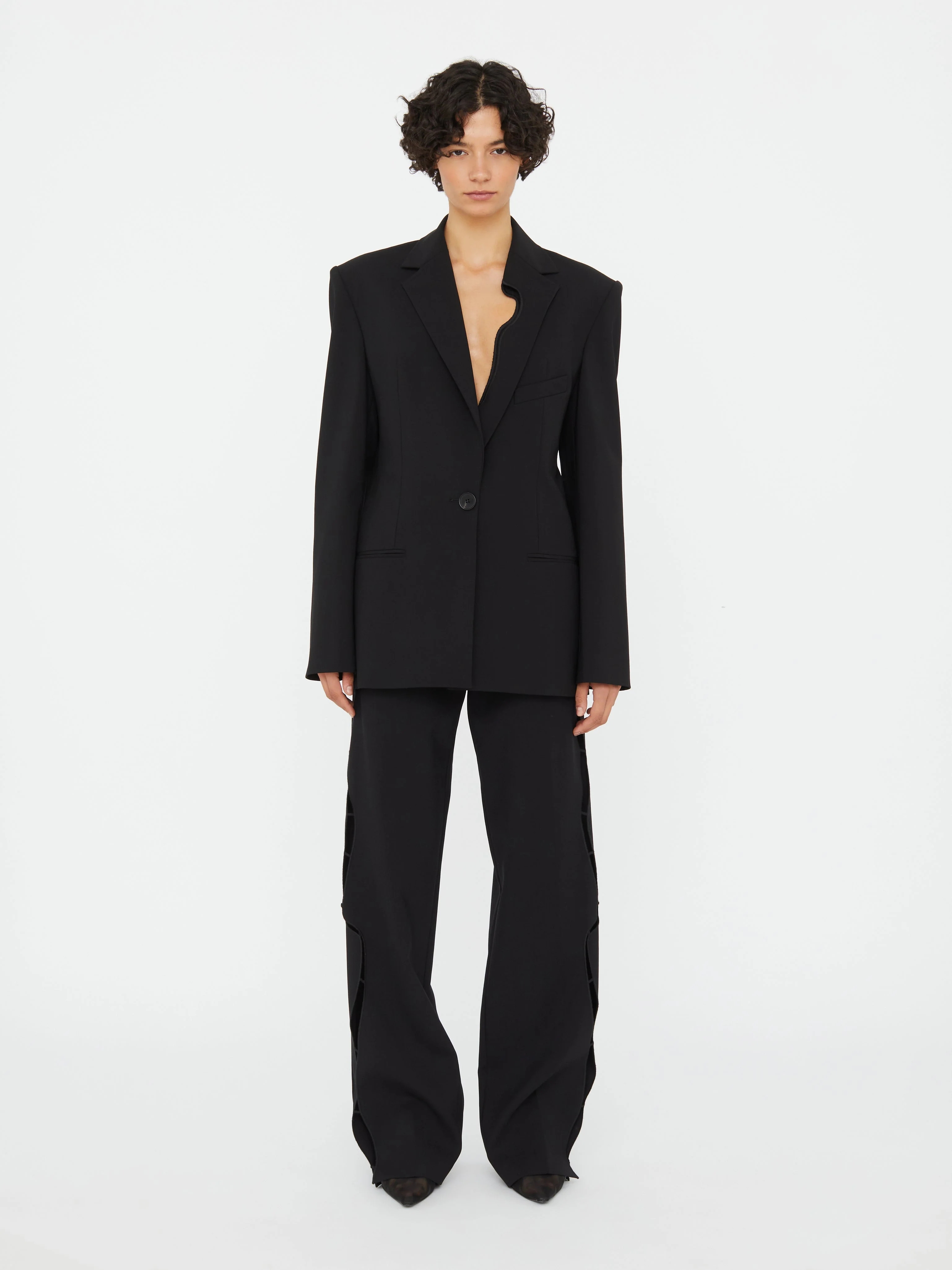 Christopher Esber - Bitten Wool Blazer