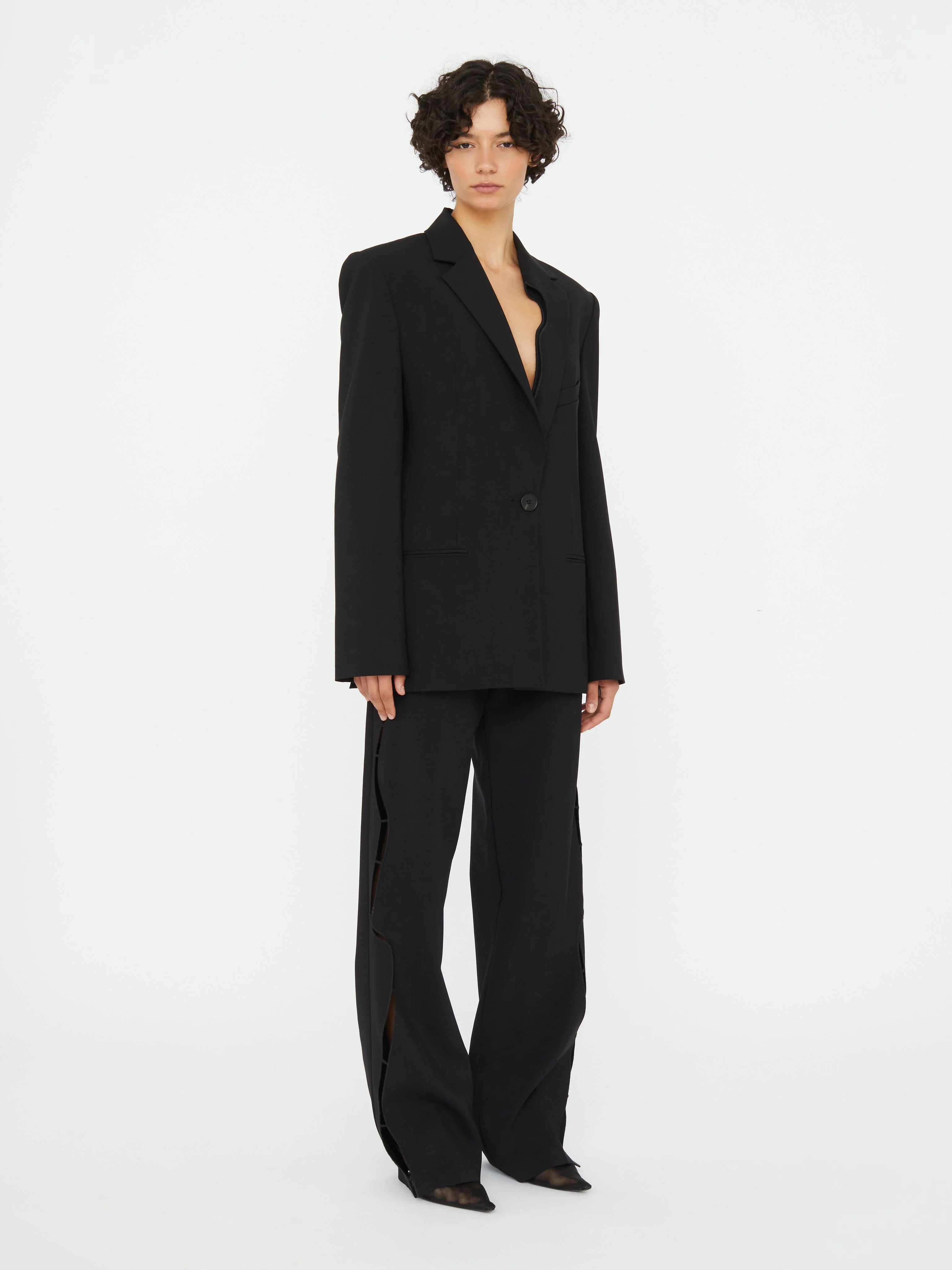 Christopher Esber - Bitten Wool Blazer - Image 3