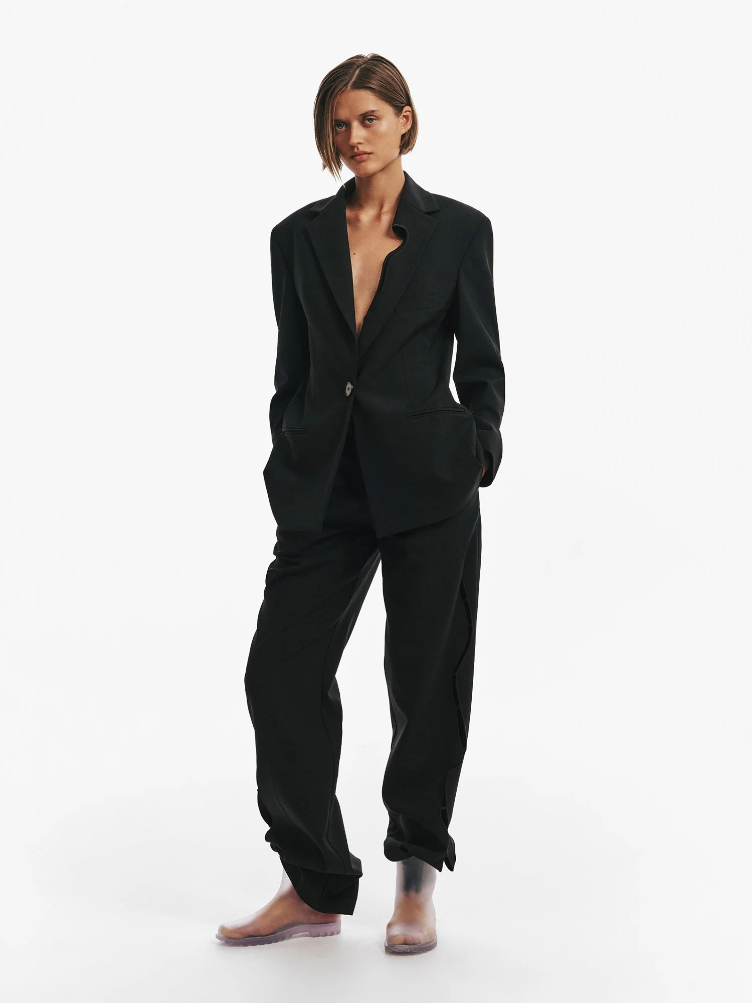 Christopher Esber - Bitten Wool Blazer - Image 4