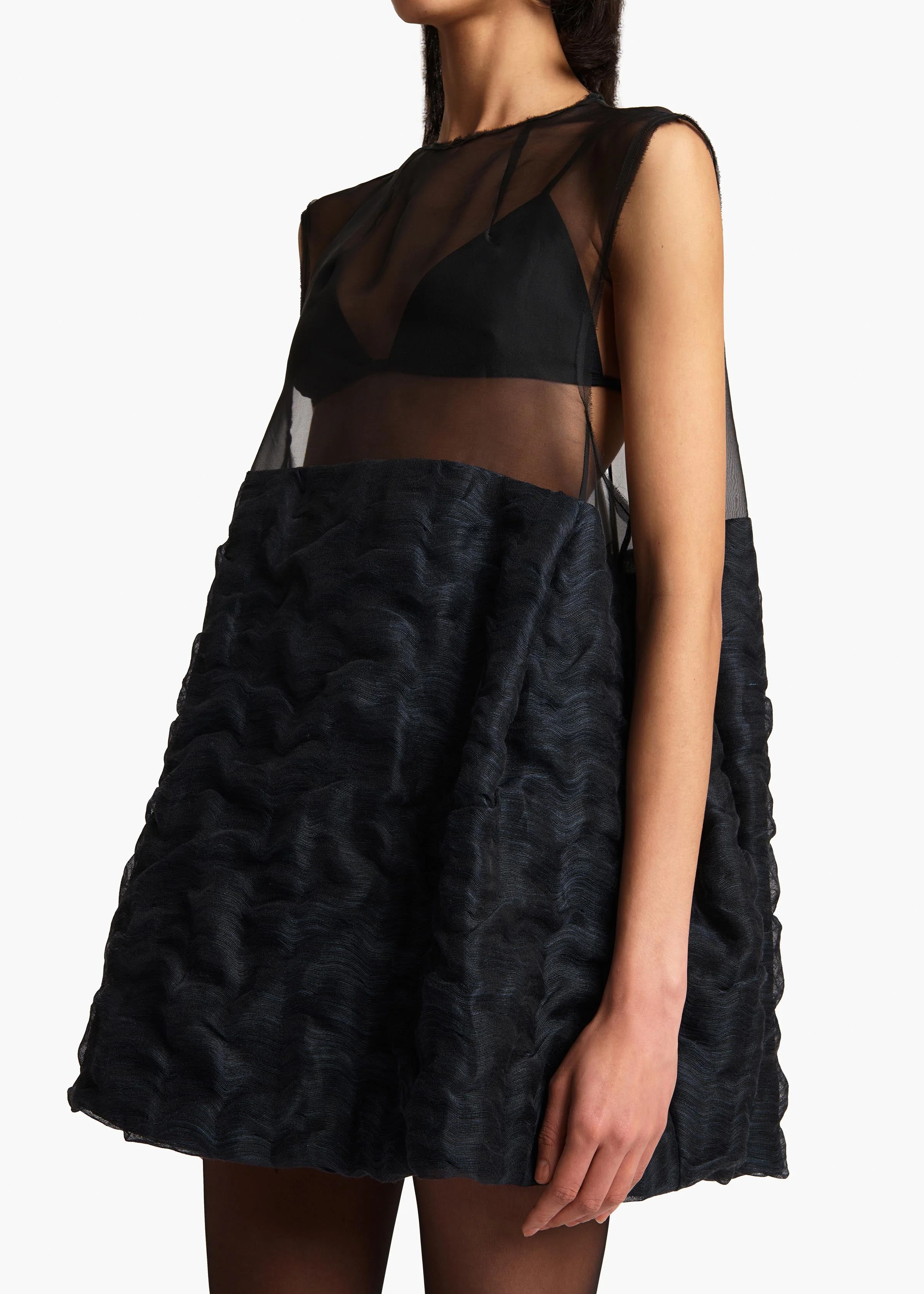 Khaite - Blair Dress in Dark Navy - Image 11