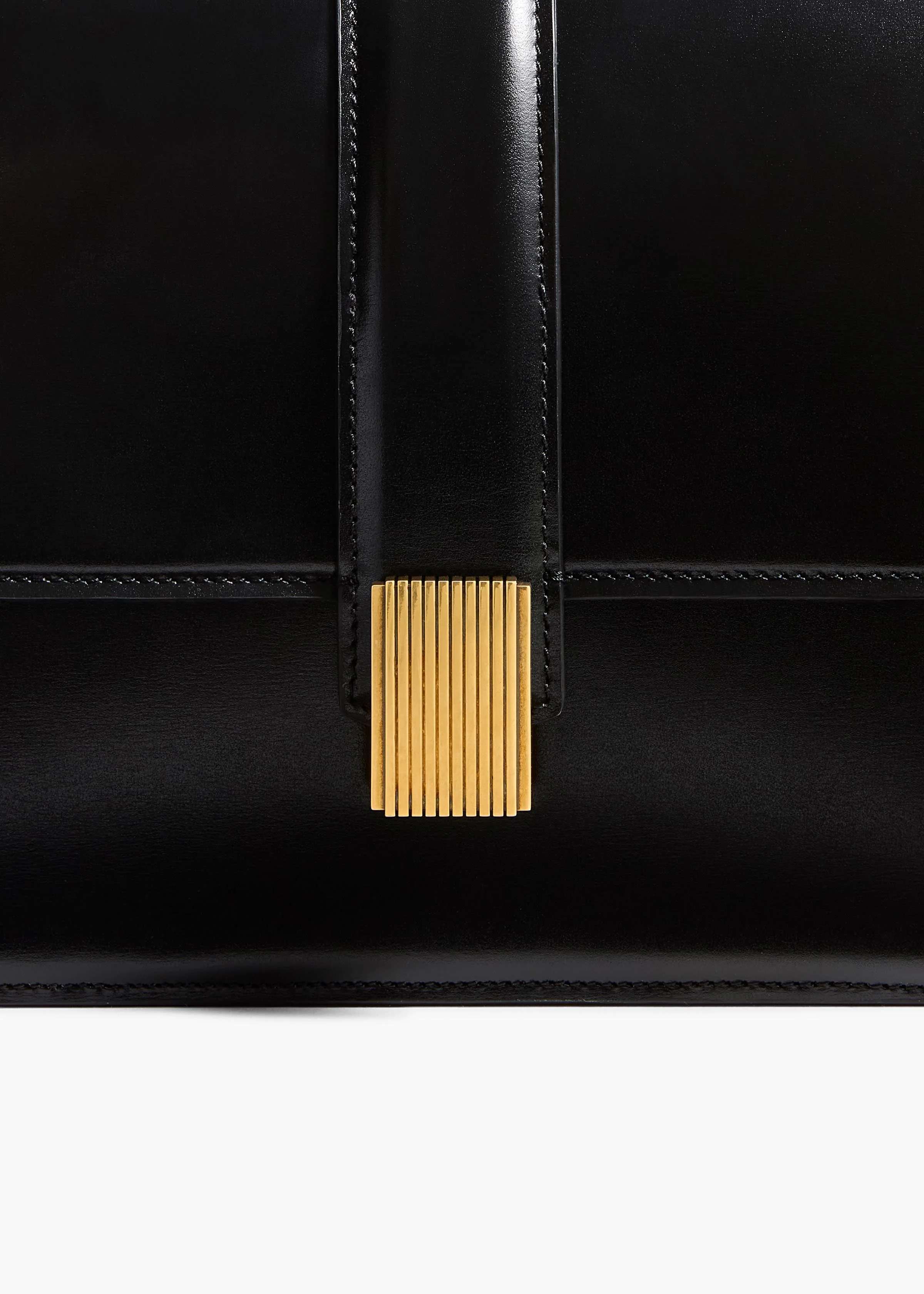 Khaite - Blake Crossbody Bag in Black Leather - Image 10