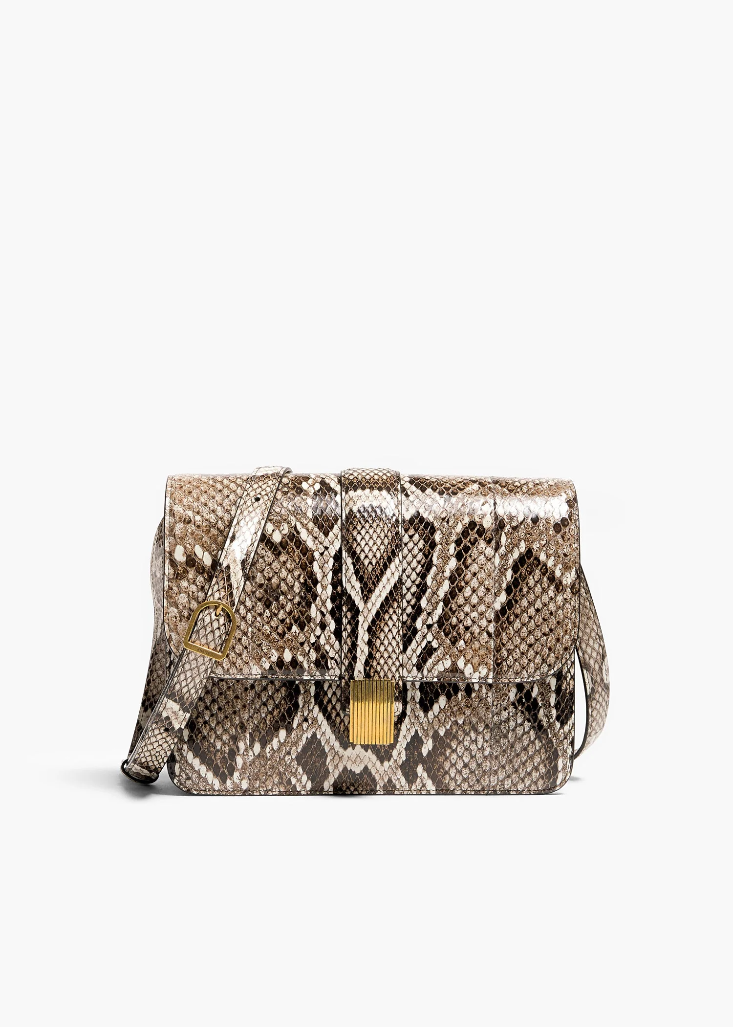 Khaite - Blake Crossbody Bag in Natural Python - Image 3