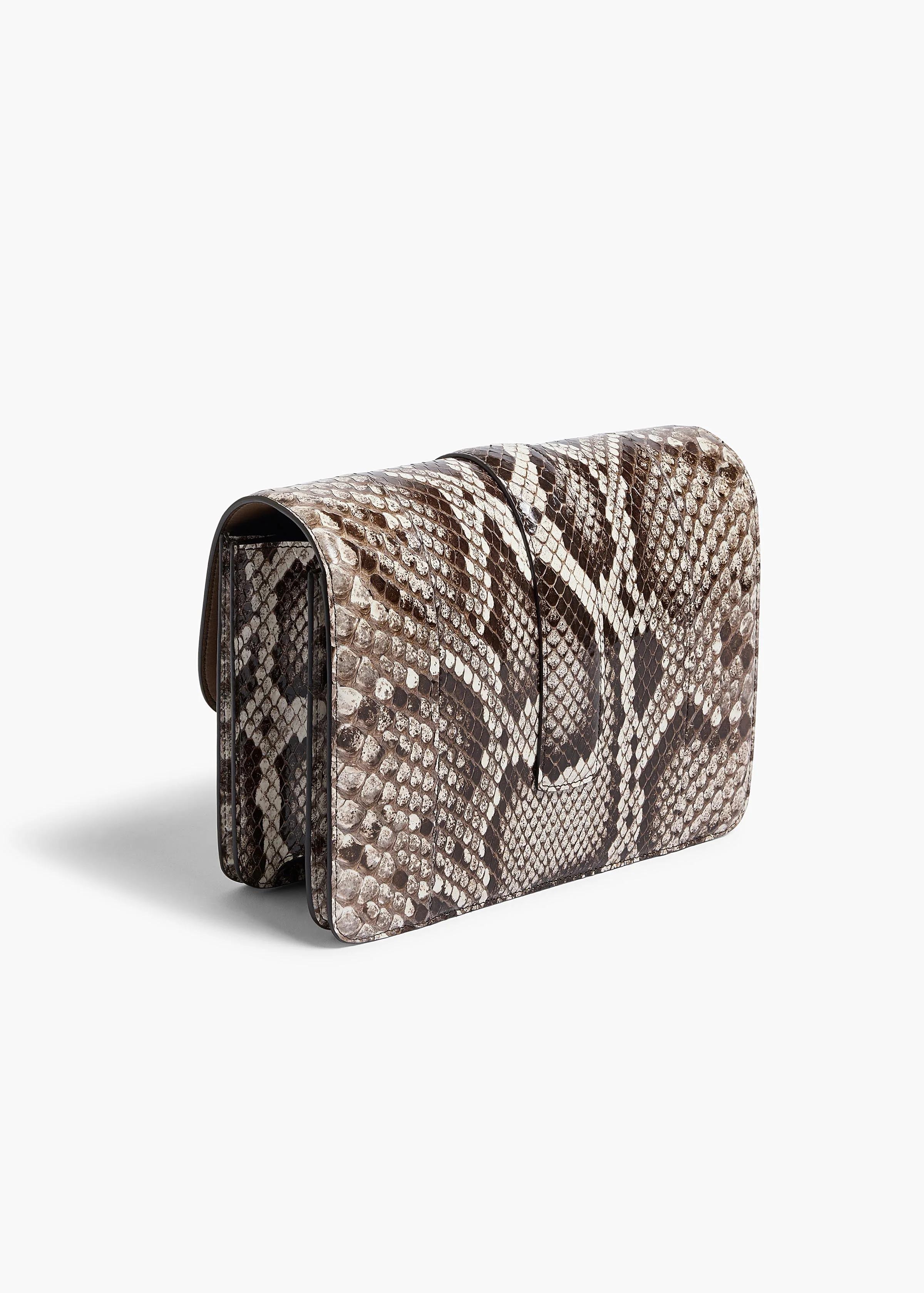 Khaite - Blake Crossbody Bag in Natural Python - Image 4