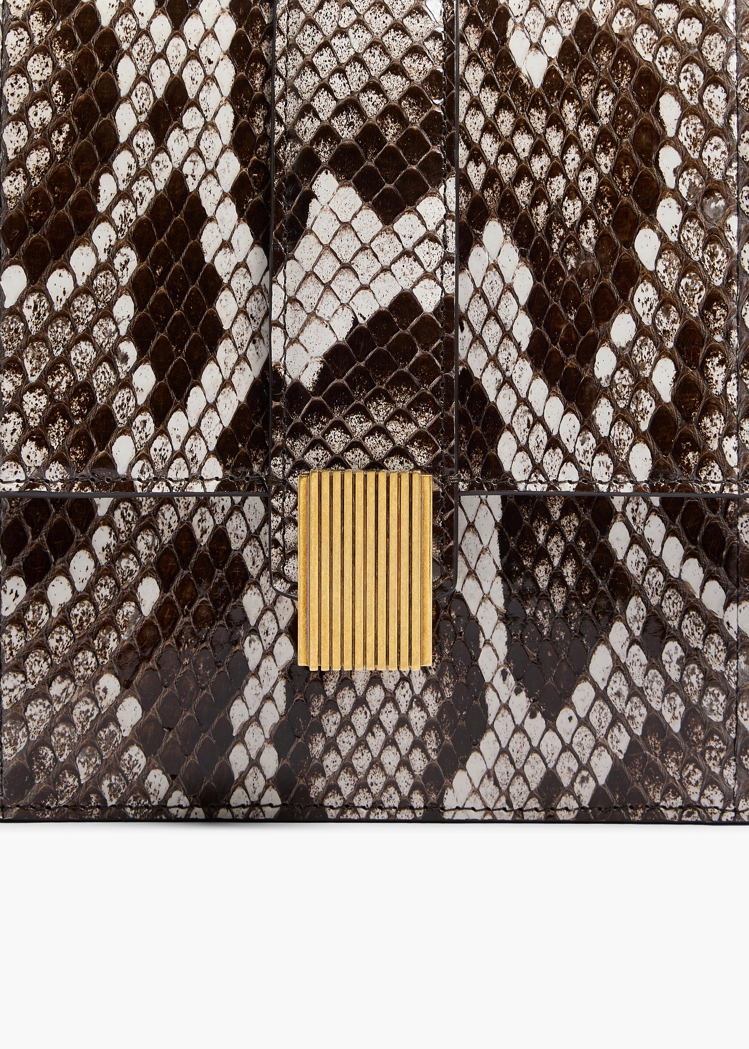 Khaite - Blake Crossbody Bag in Natural Python - Image 5