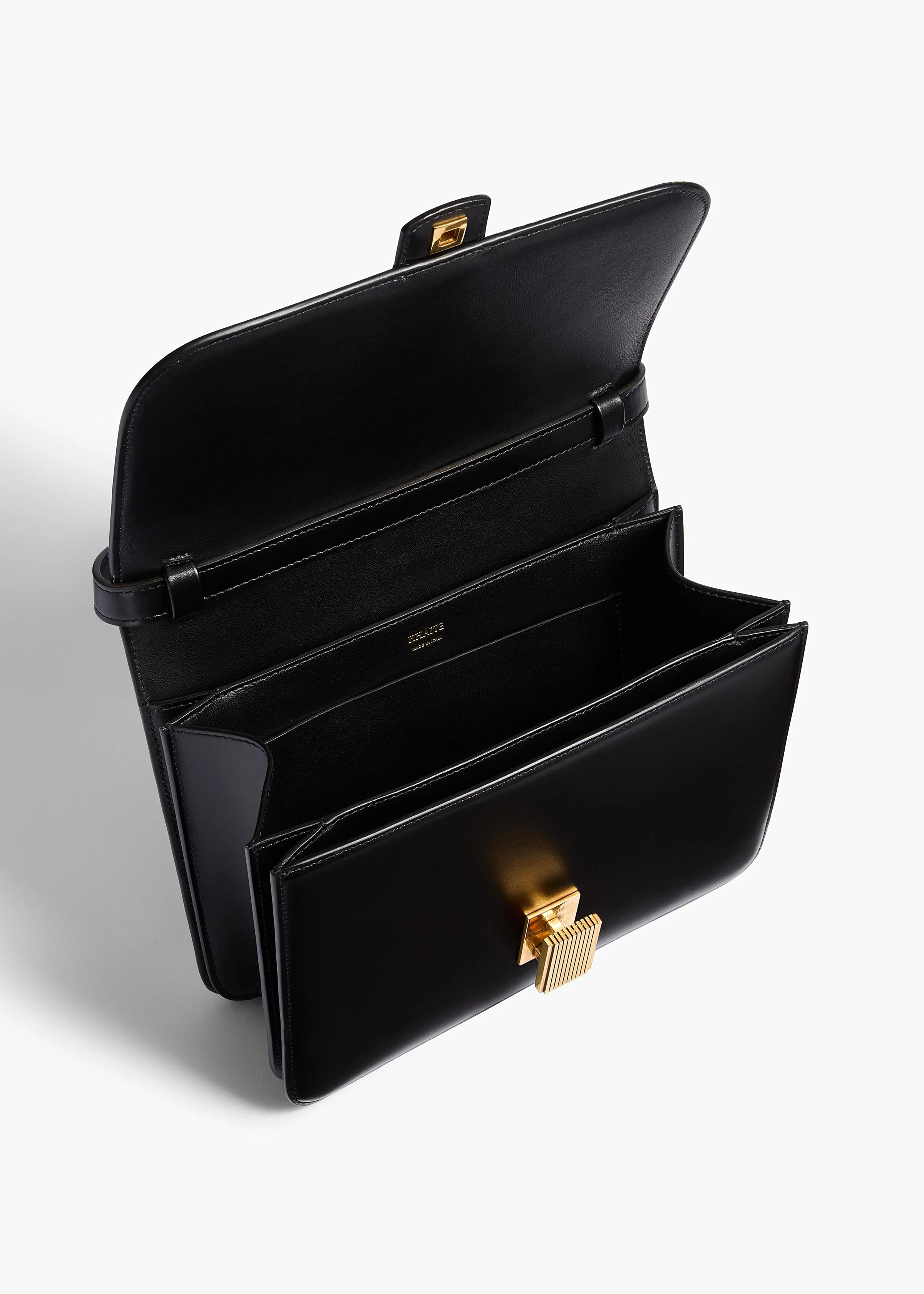 Khaite - Blake Crossbody Bag in Zebra Print Haircalf and Black Leather - Image 3