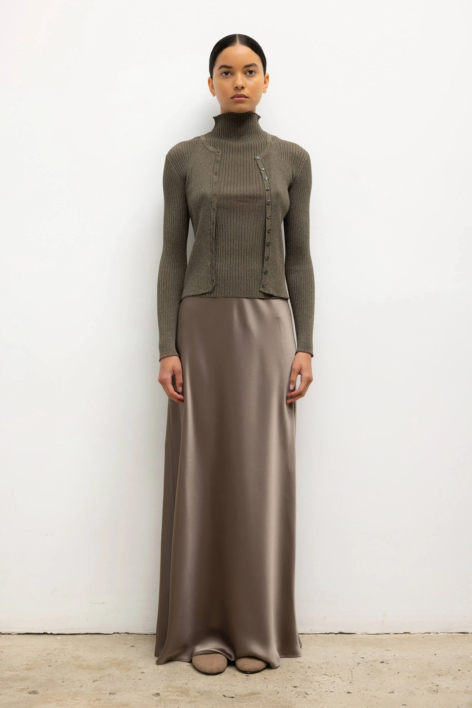 Leset - Blake Rib Crew Cardigan - Image 3