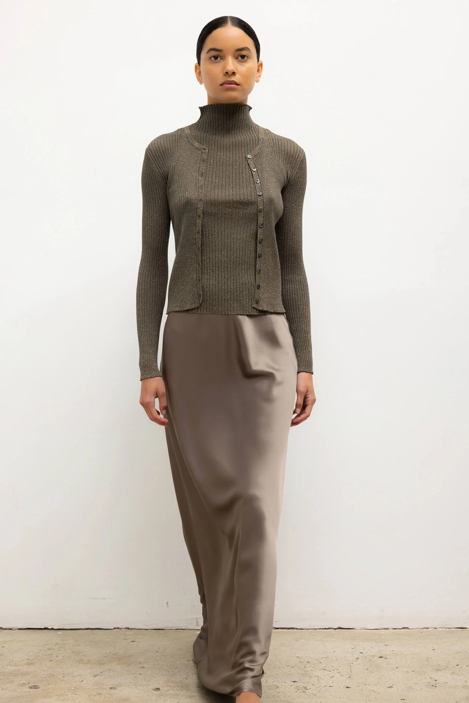 Leset - Blake Rib Crew Cardigan - Image 4