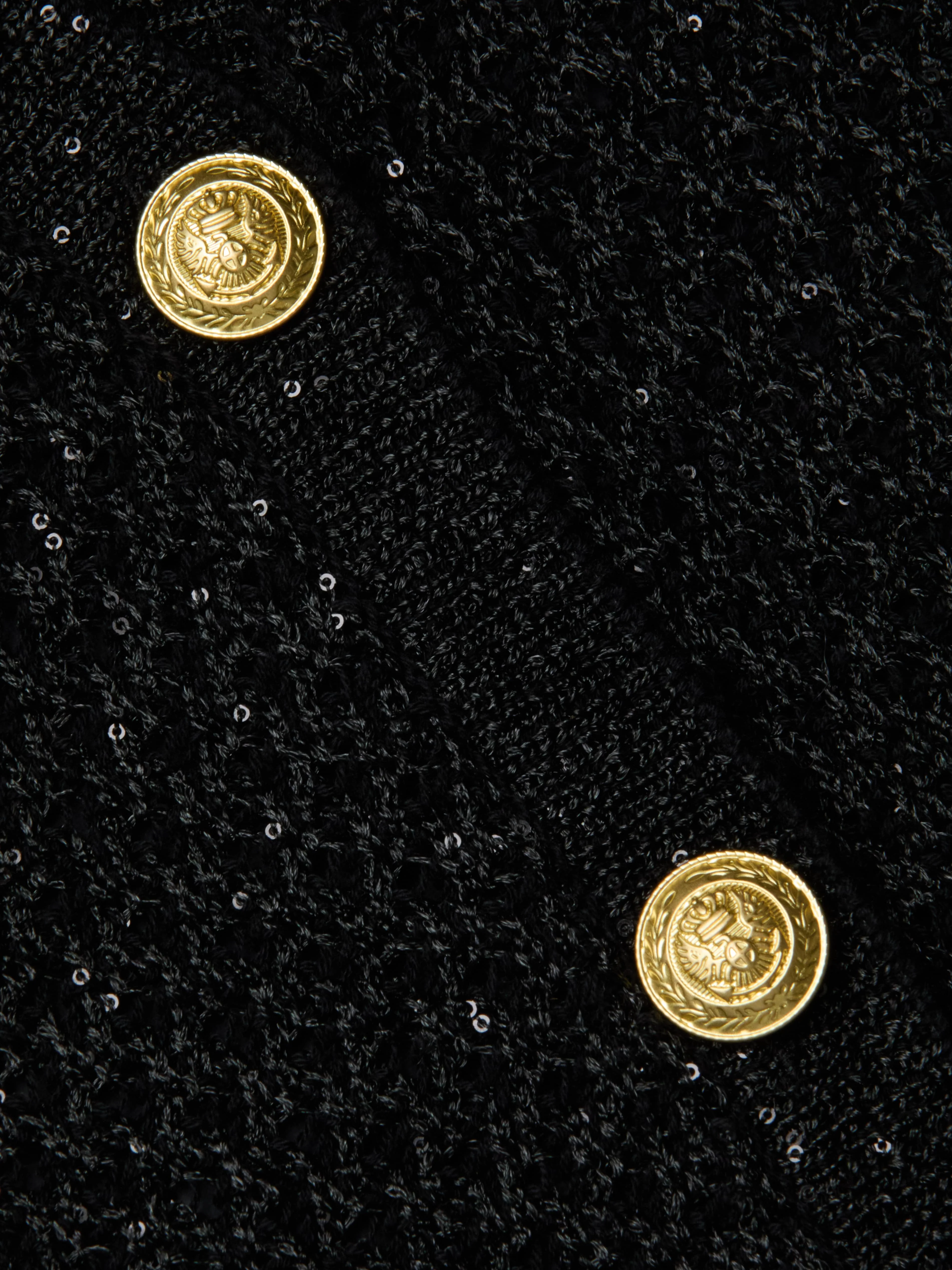 L'AGENCE - Blanca Sequin Cardigan - Image 10