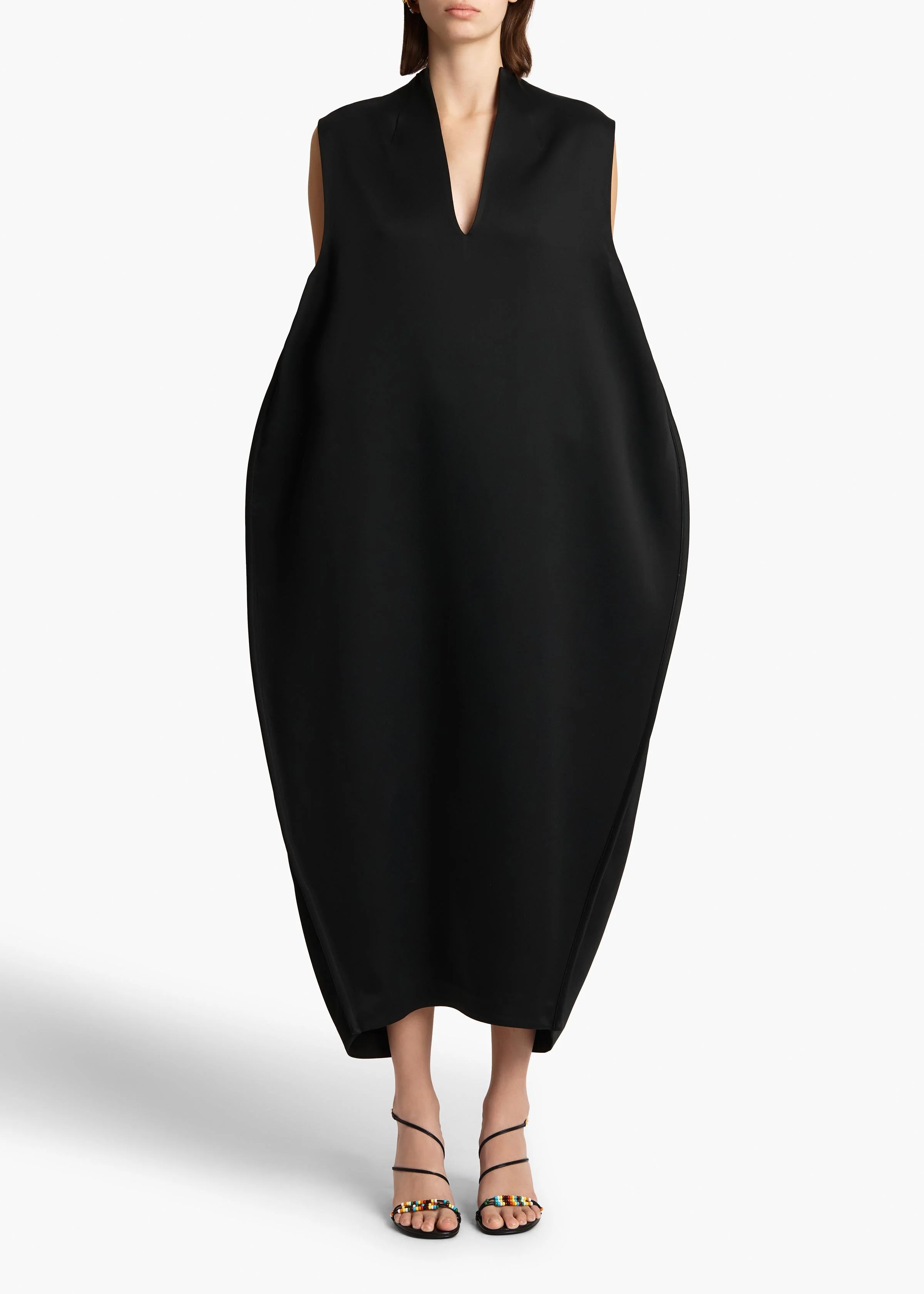 Khaite - Blanche Dress in Black - Image 10