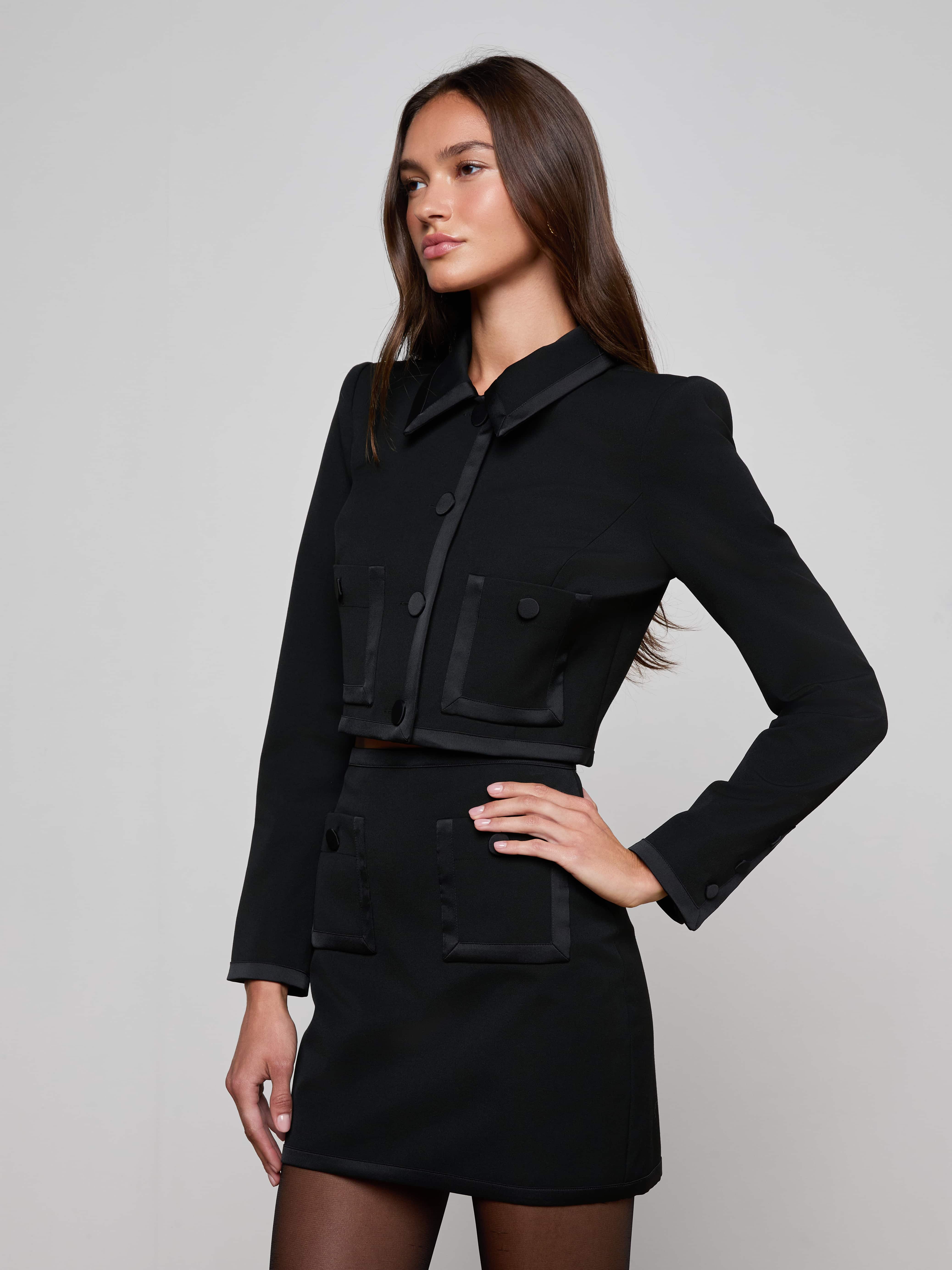 L'AGENCE - Blythe Cropped Jacket - Image 2