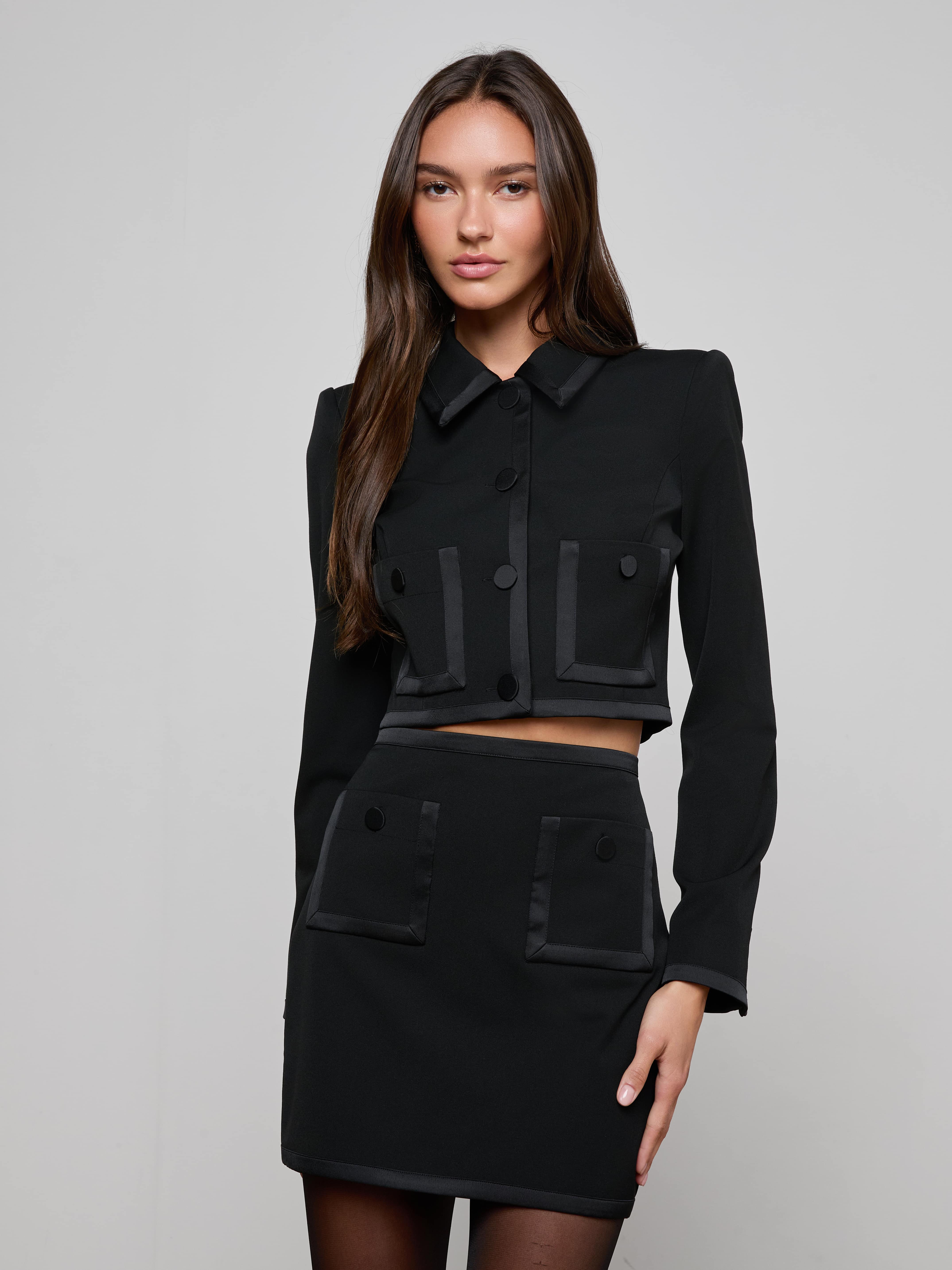 L'AGENCE - Blythe Cropped Jacket - Image 7