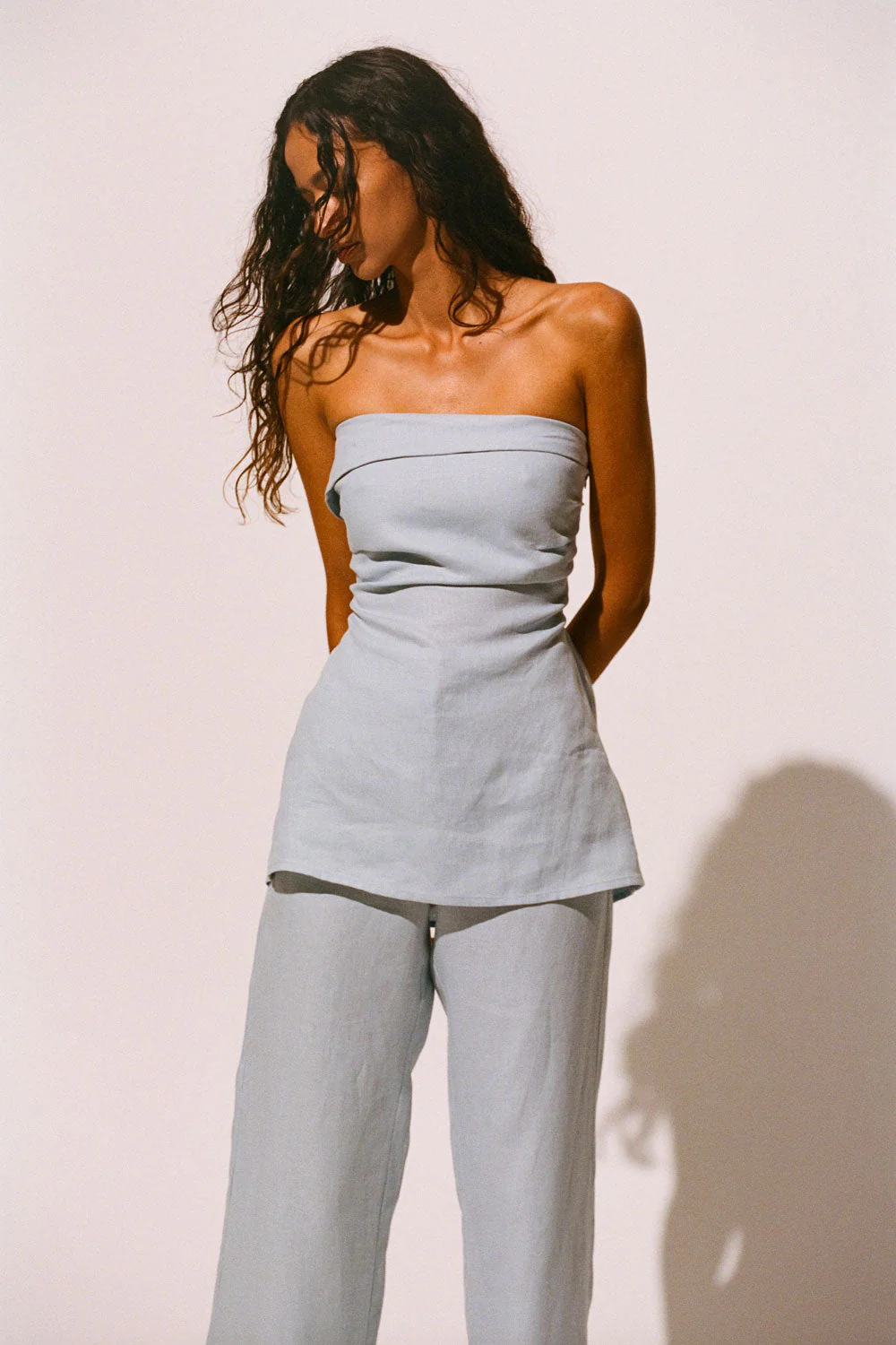 Faithfull - Boe Tunic Top Sky Blue - Final Sale - Image 2