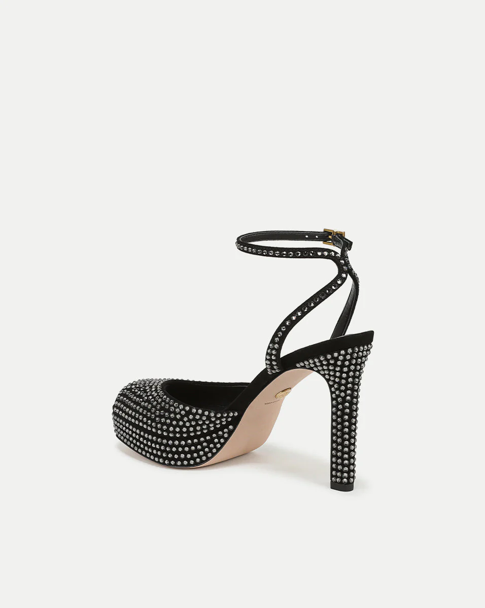 Veronica Beard - Brianne Crystal Platform Sandal - Image 4