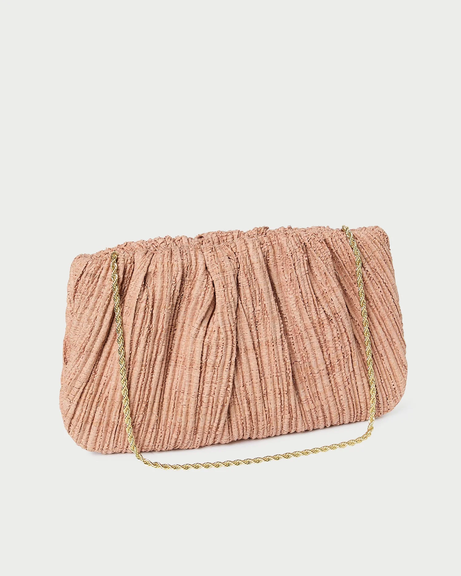 Loeffler Randall - Brit Blush Flat Pleated Clutch - Image 3