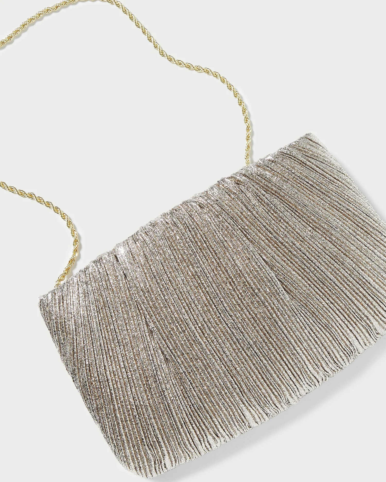 Loeffler Randall - Brit Champagne Flat Pleated Clutch - Image 3