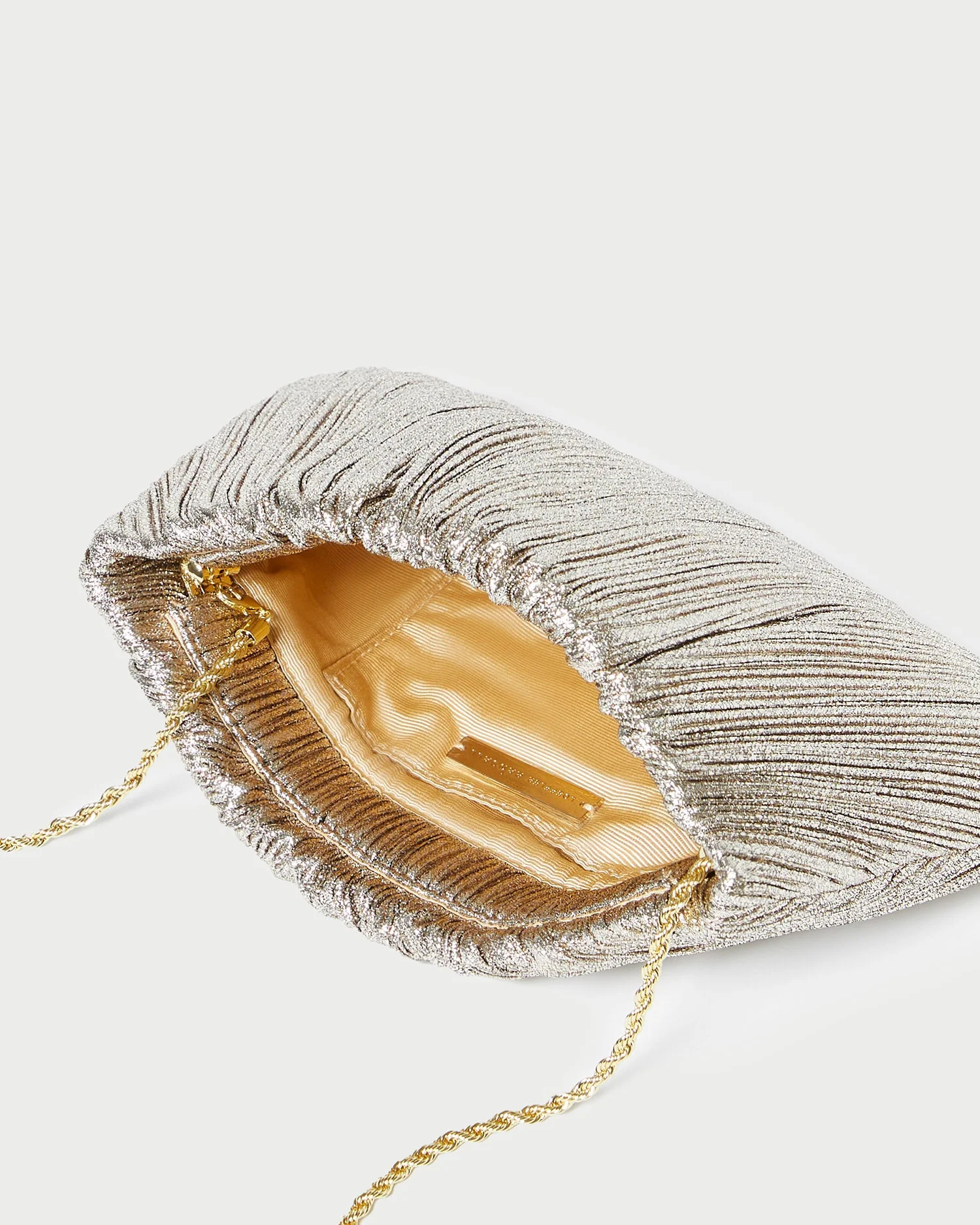 Loeffler Randall - Brit Champagne Flat Pleated Clutch - Image 4