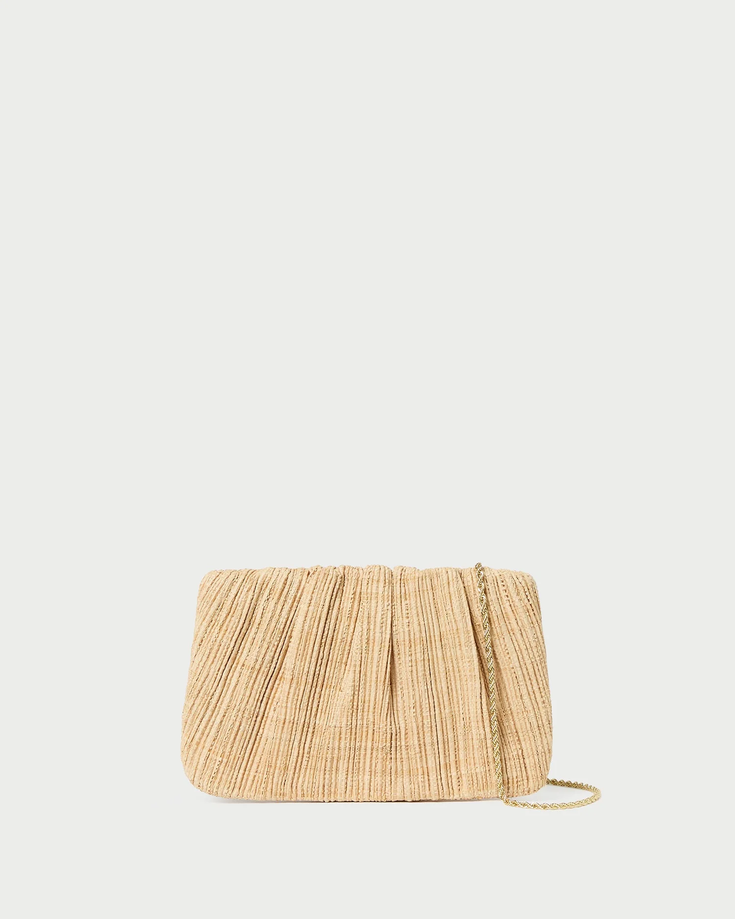 Loeffler Randall - Brit Natural Flat Pleated Clutch