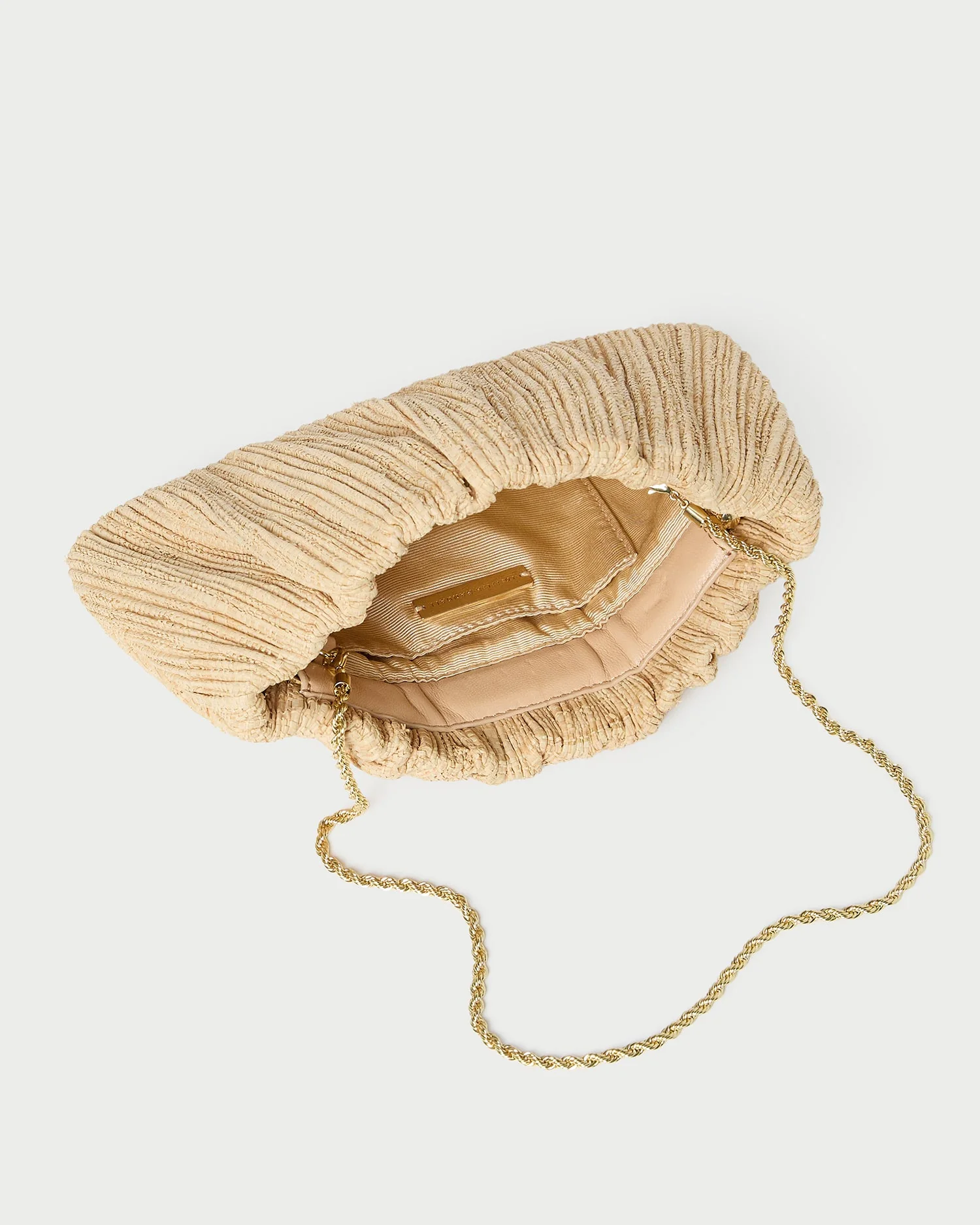 Loeffler Randall - Brit Natural Flat Pleated Clutch - Image 4