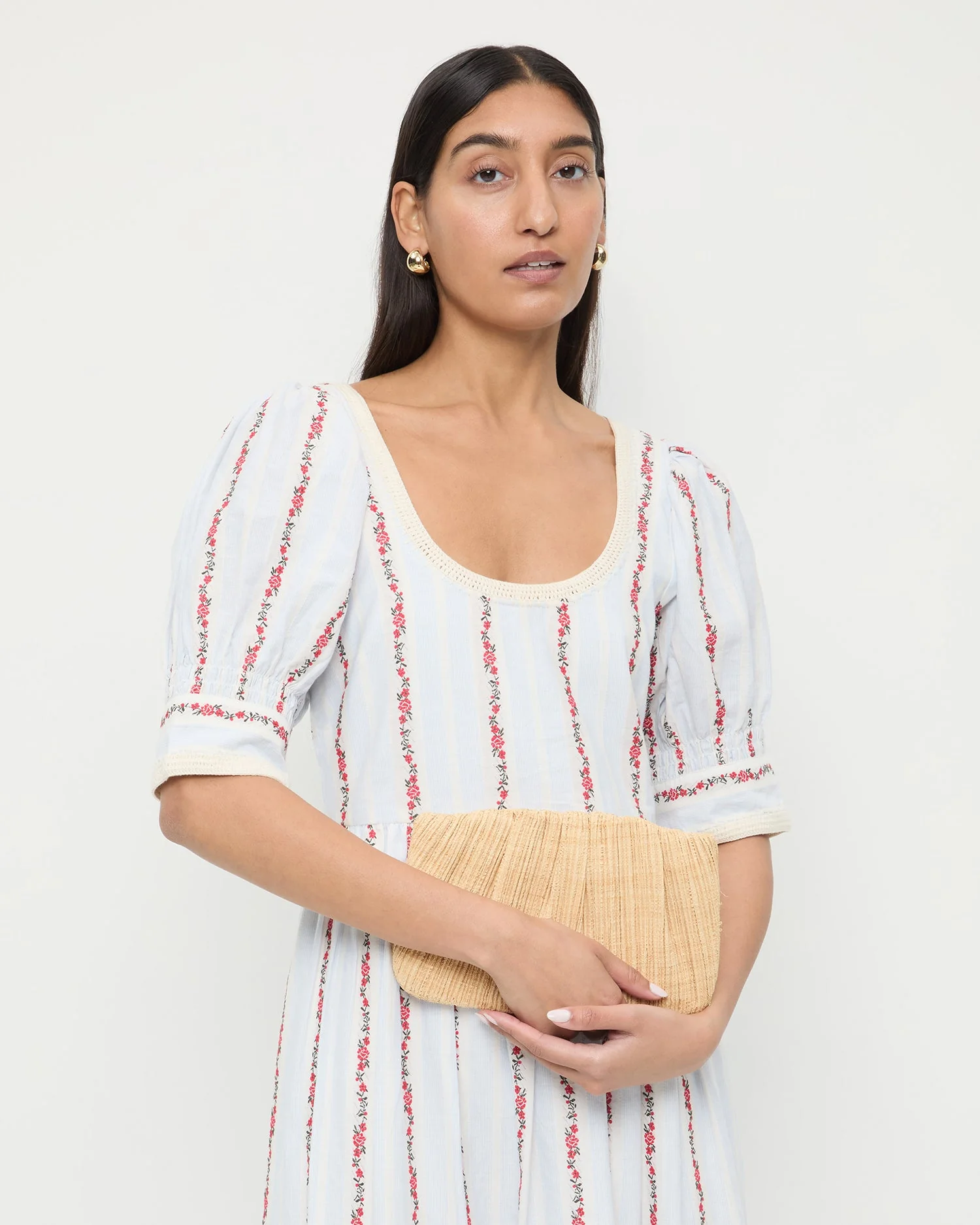 Loeffler Randall - Brit Natural Flat Pleated Clutch - Image 5