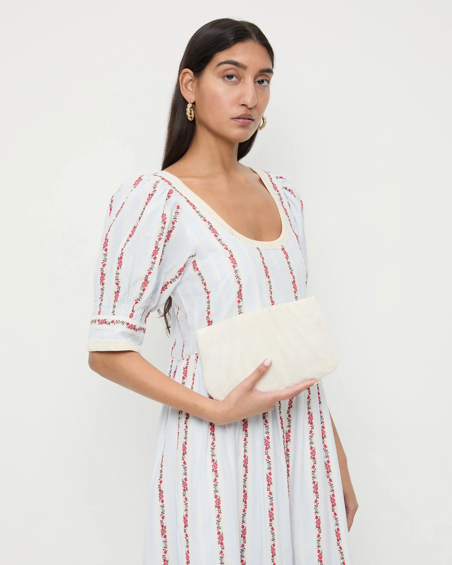 Loeffler Randall - Brit Pearl Flat Pleated Clutch - Image 5