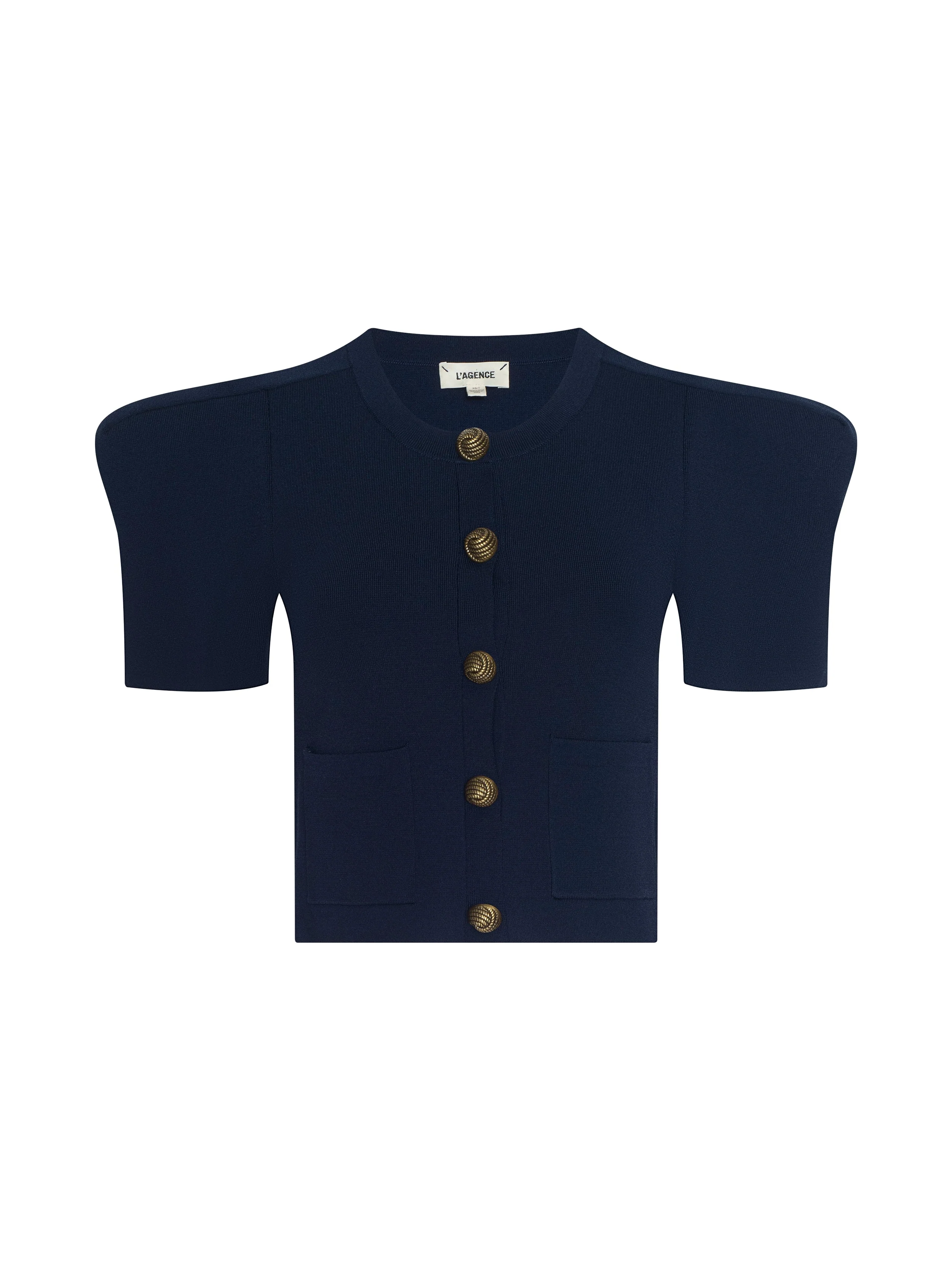 L'AGENCE - Britt Statement Shoulder Cardigan - Image 6