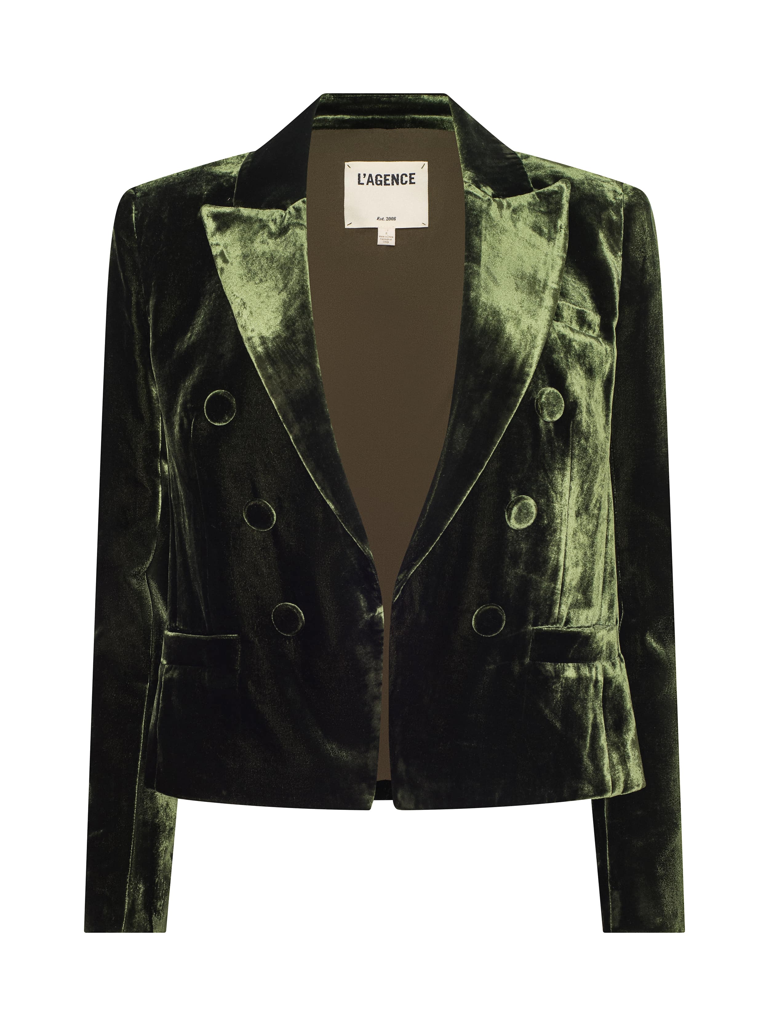 L'AGENCE - Brooke Velvet Blazer - Image 6